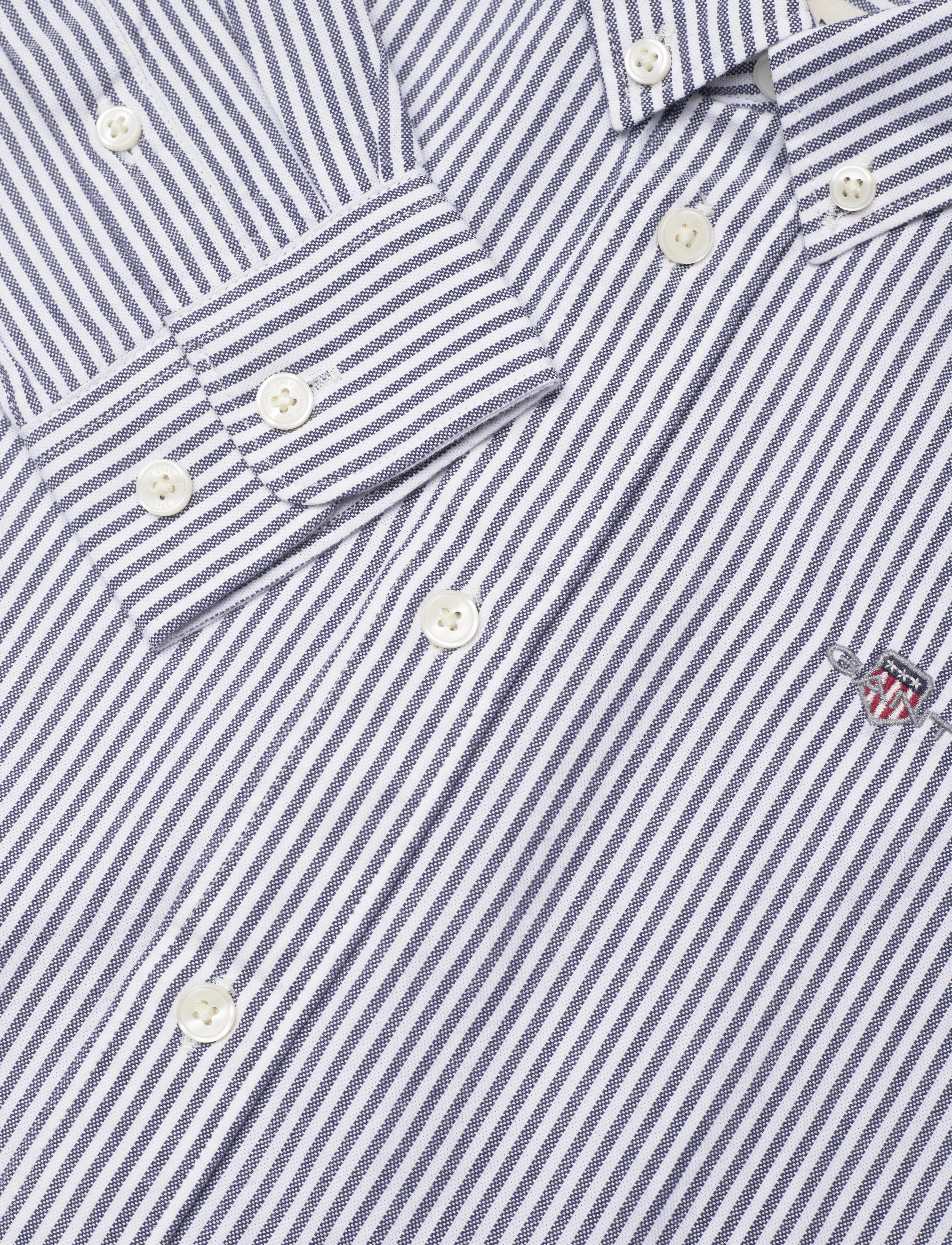 Gant - OXFORD STRIPED SHIELD SHIRT - overhemden met lange mouwen - persian blue - 2