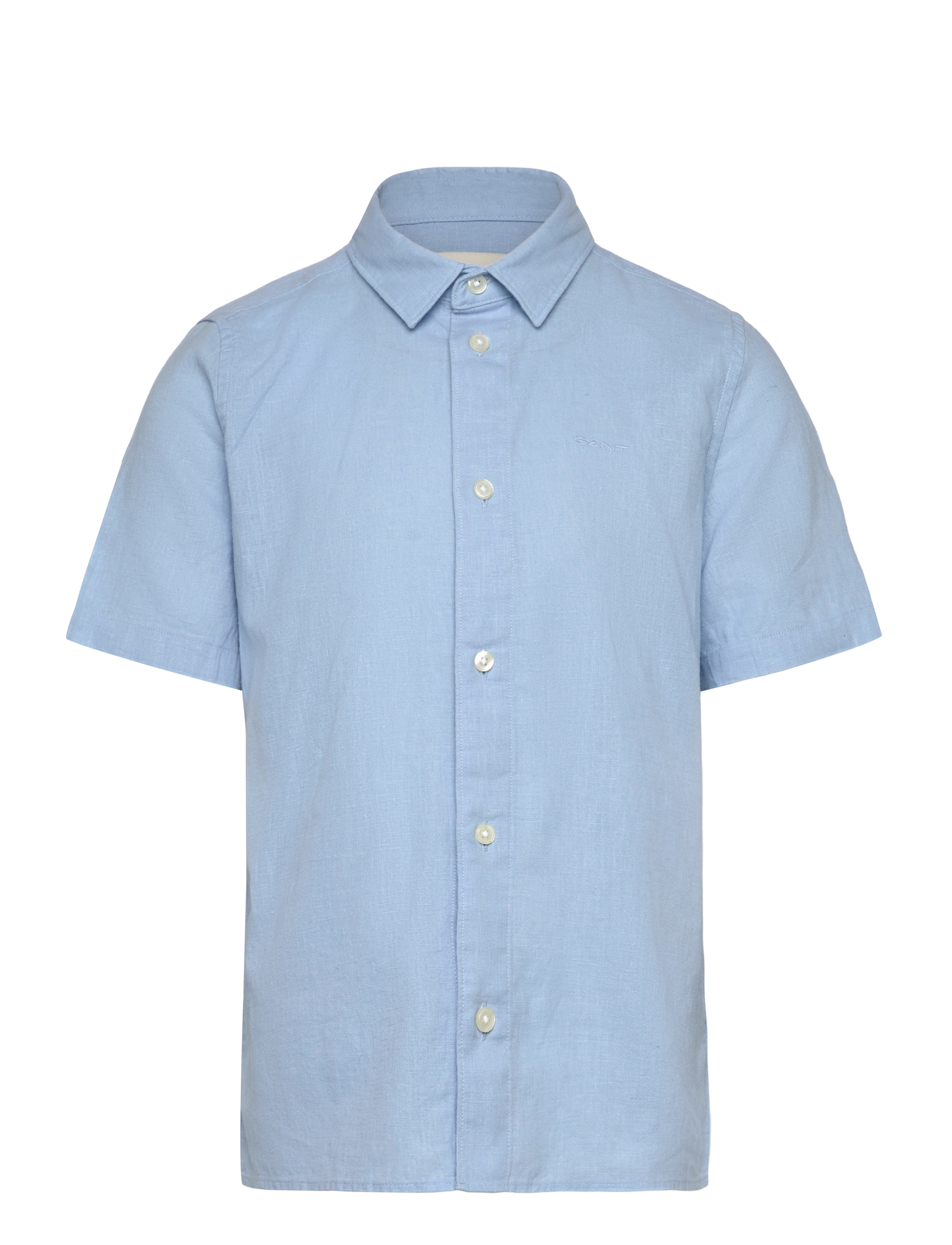 Gant COTTON LINEN SS SHIRT - Skjorter - FRESH BLUE / blue
