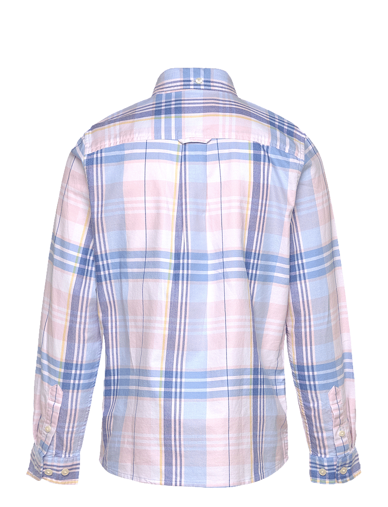 GANT - CHECKED OXFORD BD LS SHIRT - pikkade varrukatega särgid - light pink - 1