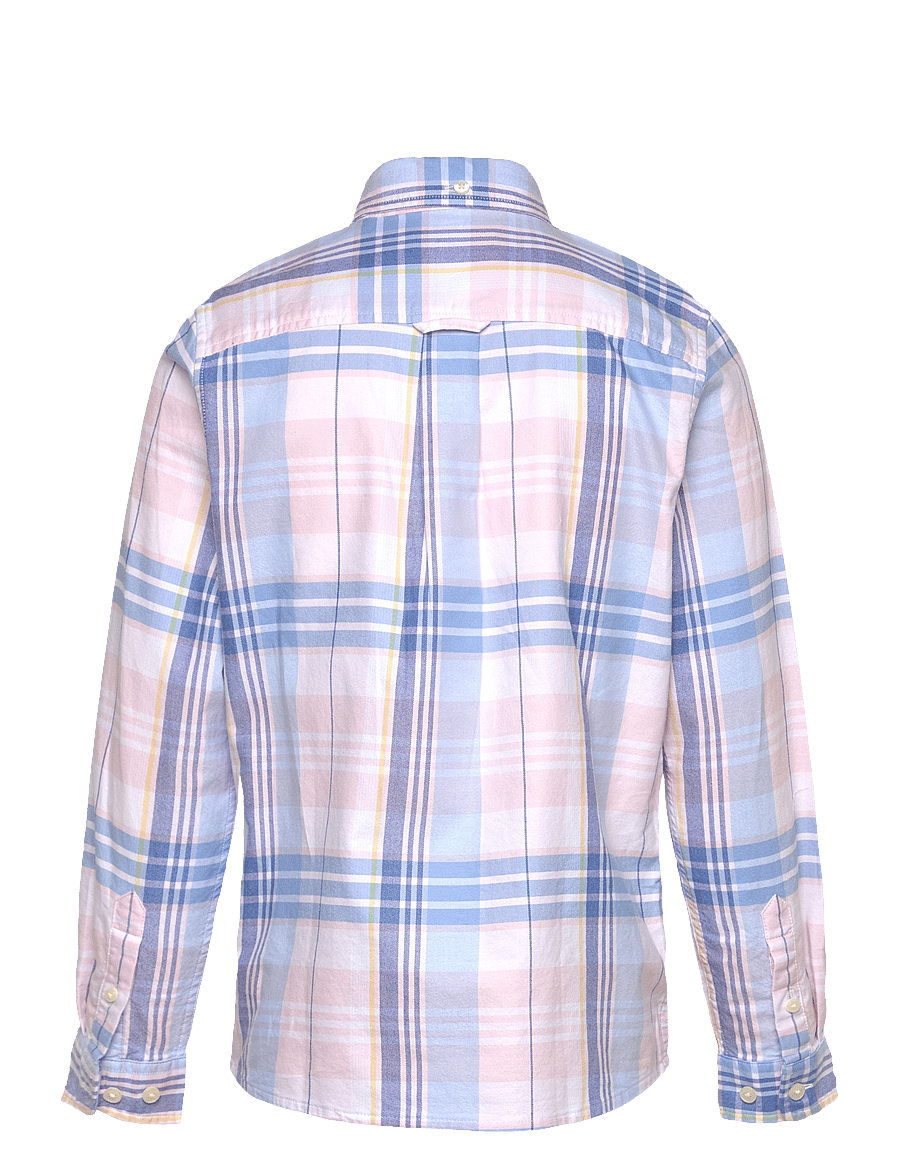 Gant - CHECKED OXFORD BD LS SHIRT - light pink - 1