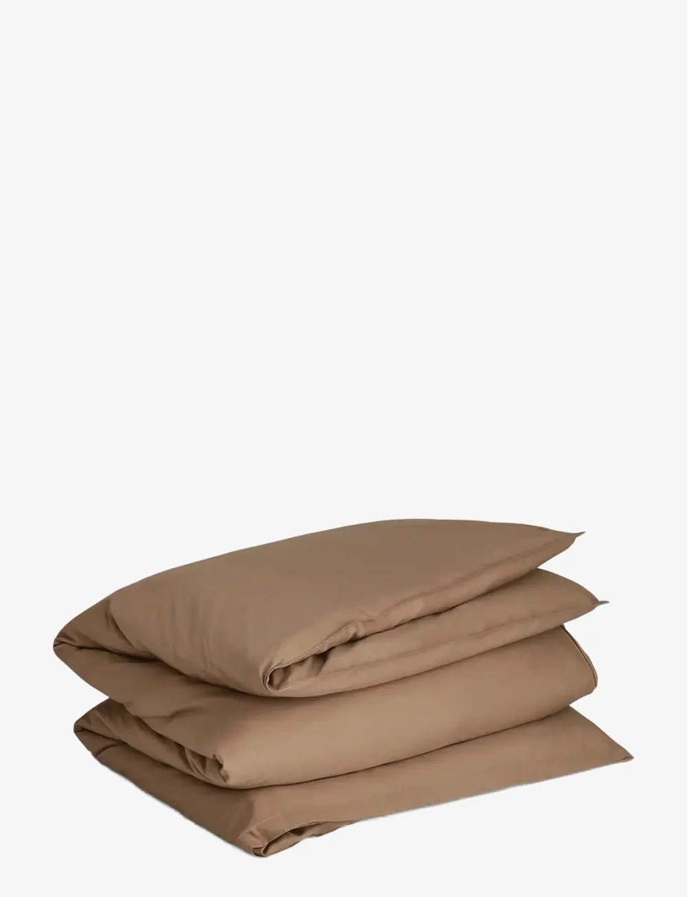 GANT - SATEEN SINGLE DUVET - påslakan - taupe beige - 0
