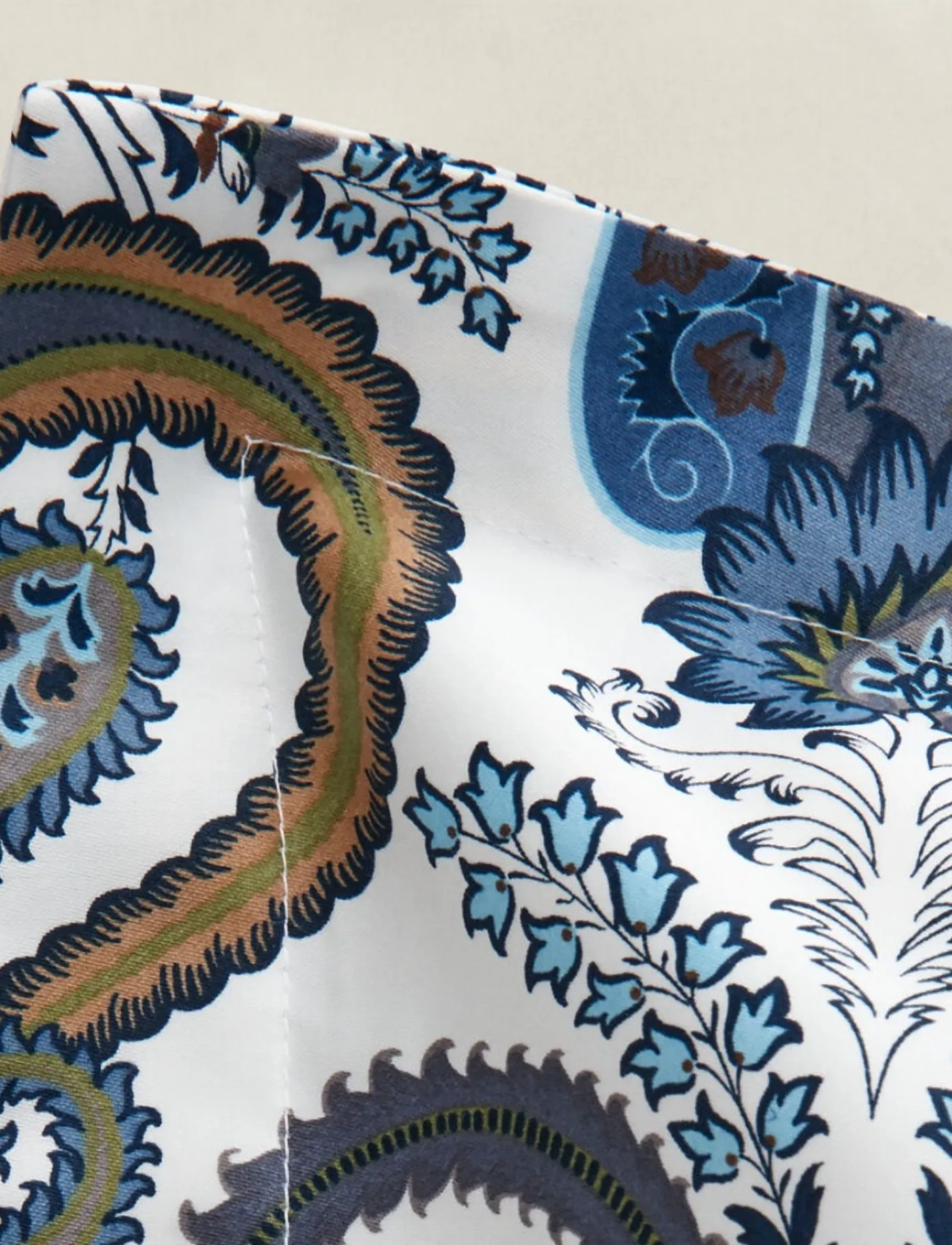 Gant - KEY WEST PAISLEY PILLOWCASE - pillow cases - marine - 1