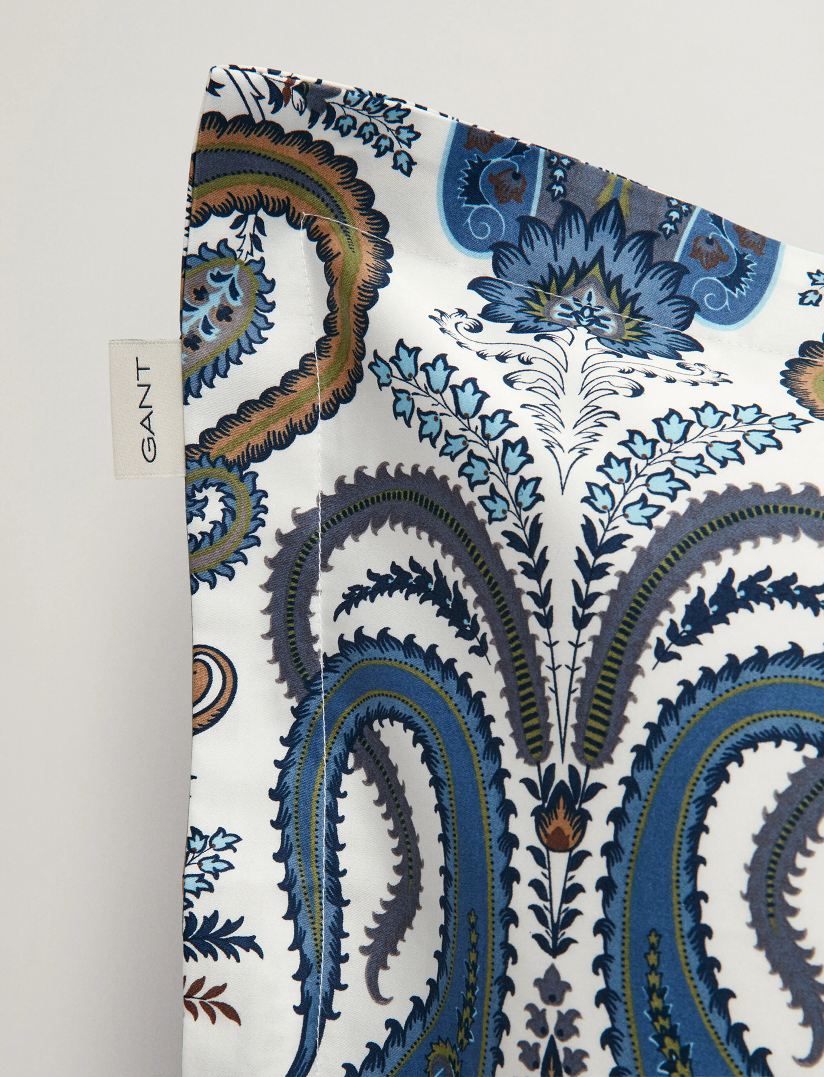 Gant - Paisley Pillowcase - pillow cases - sateen blue - 2