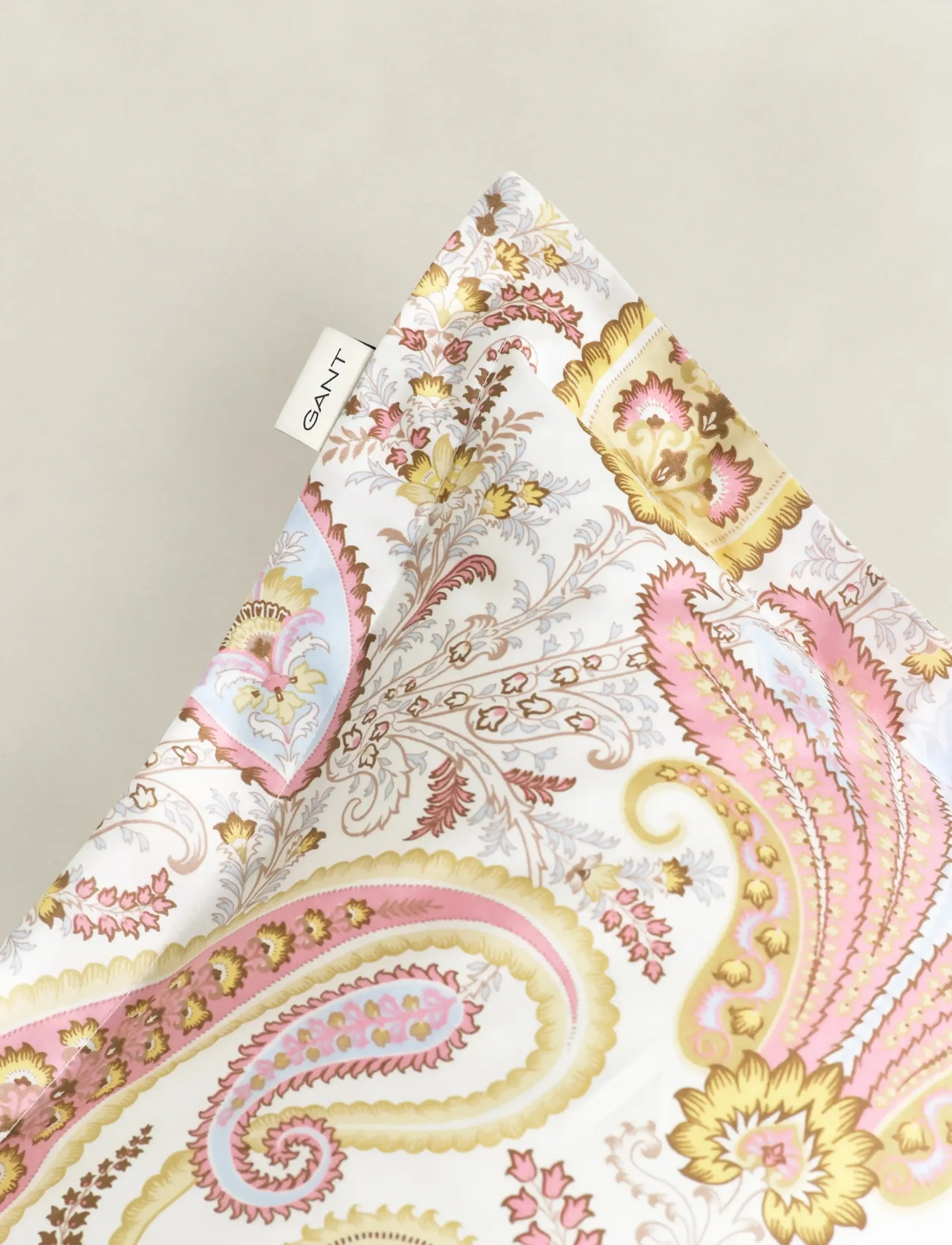 Gant - KEY WEST PAISLEY PILLOWCASE - pillow cases - vanilla yellow - 1
