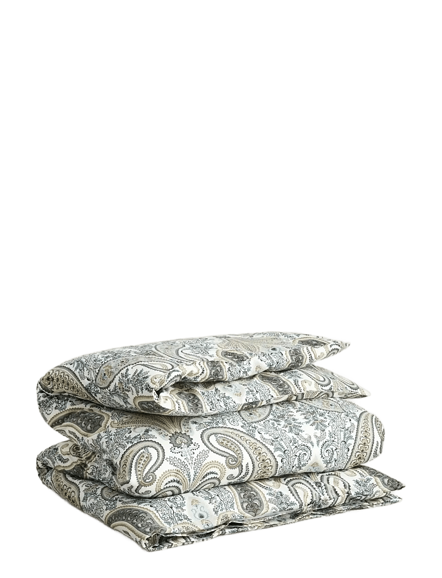 Gant - Paisley Single Duvet - påslakan - dark putty - 0