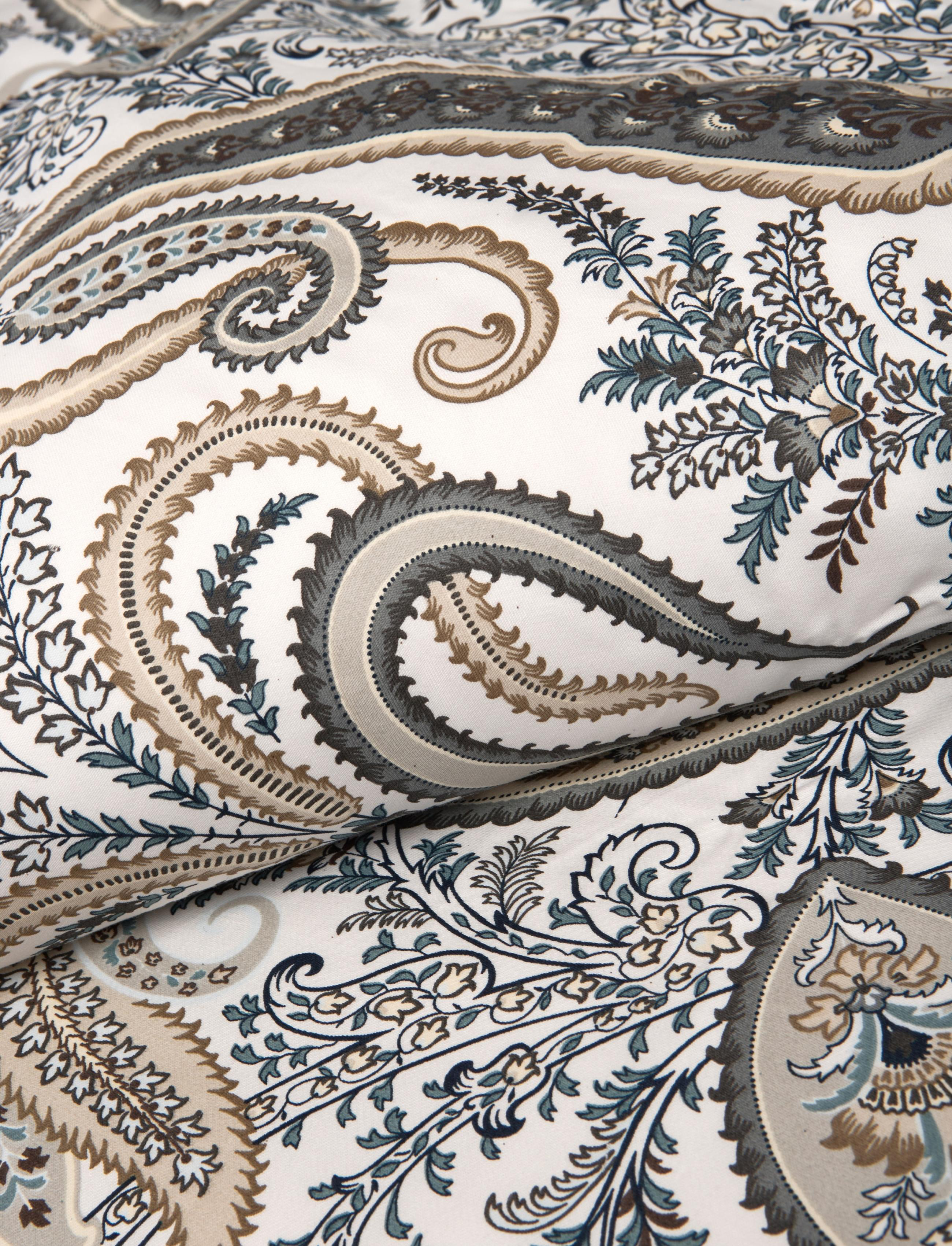 Gant - Paisley Single Duvet - duvet covers - dark putty - 1