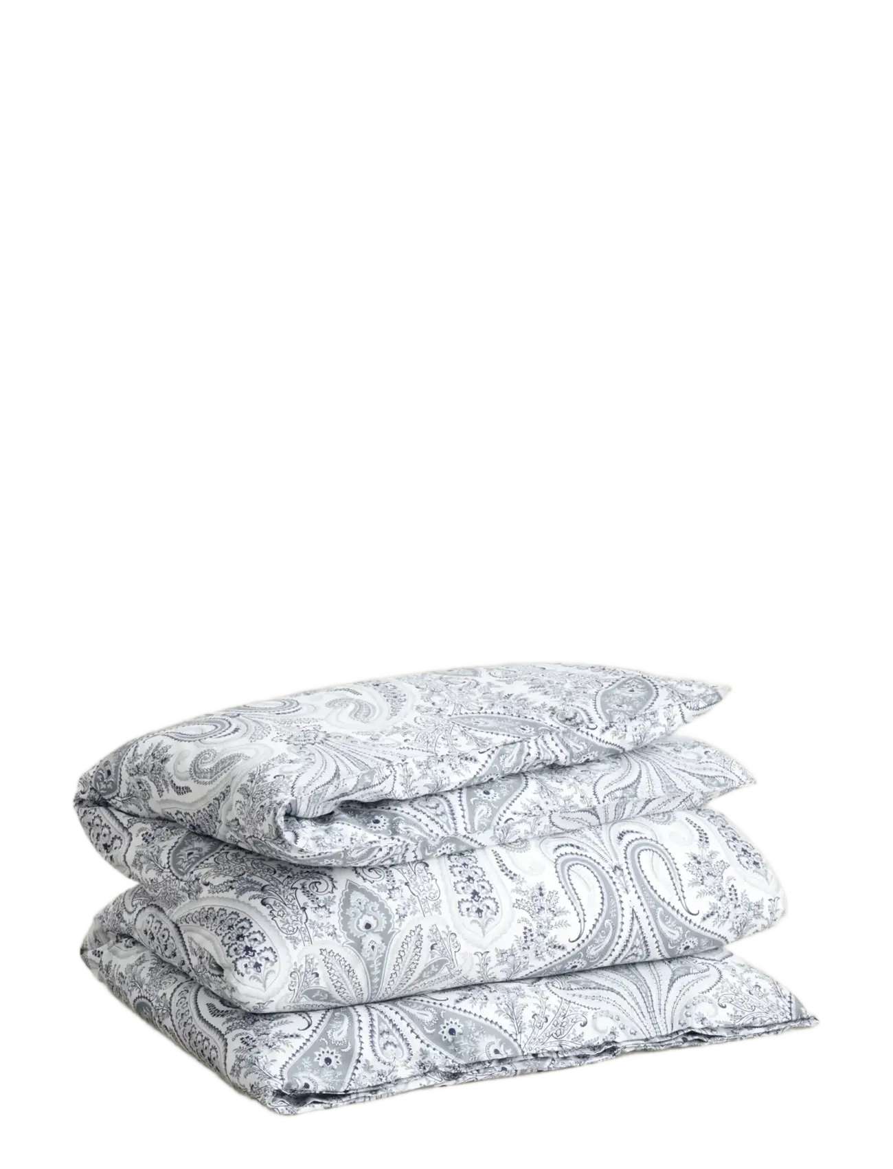 Gant Paisley Single Duvet - Sängtextilier - HEATHER GREY / grey