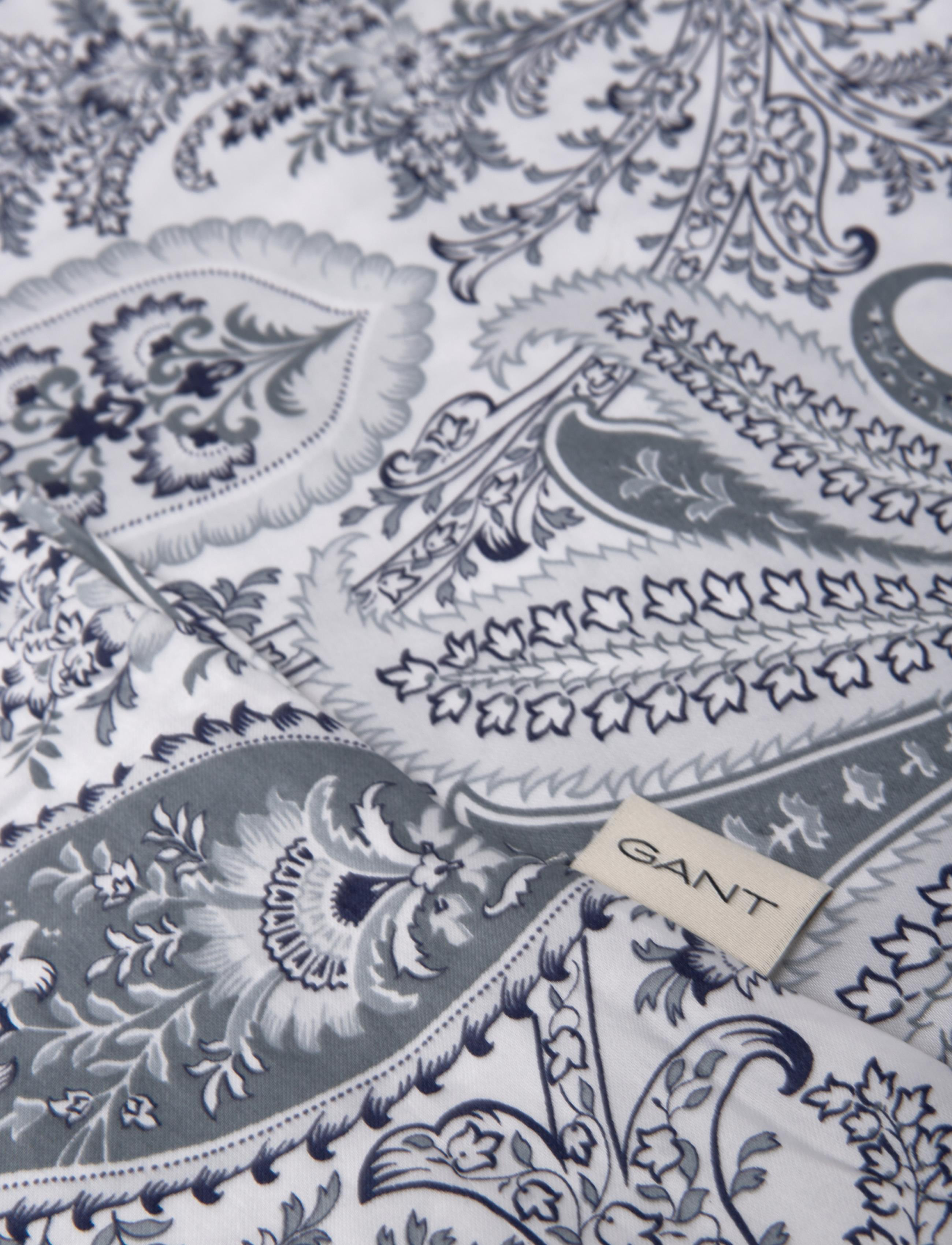 Gant - Paisley Single Duvet - påslakan - heather grey - 1