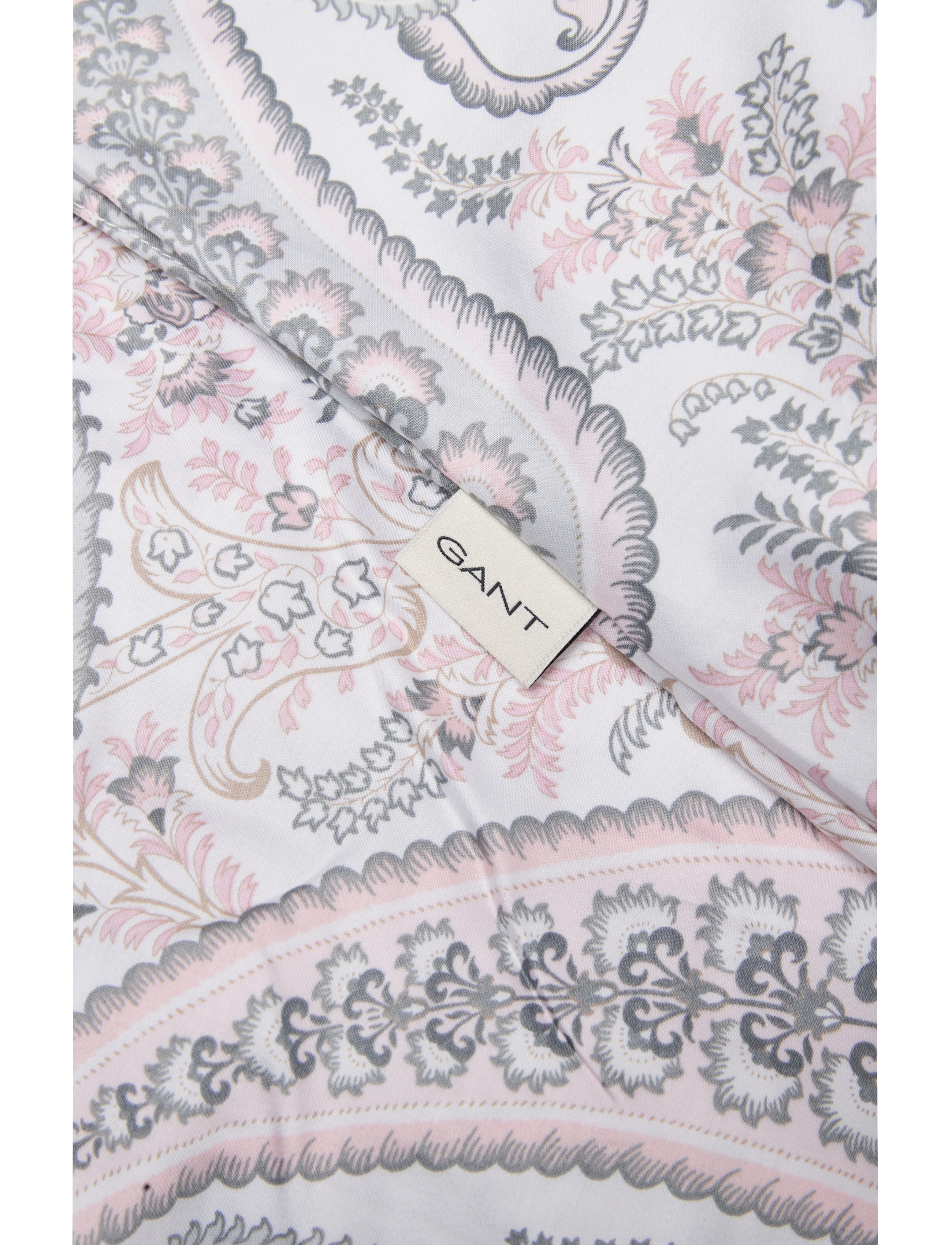 Gant - Paisley Single Duvet - duvet covers - light pink - 1