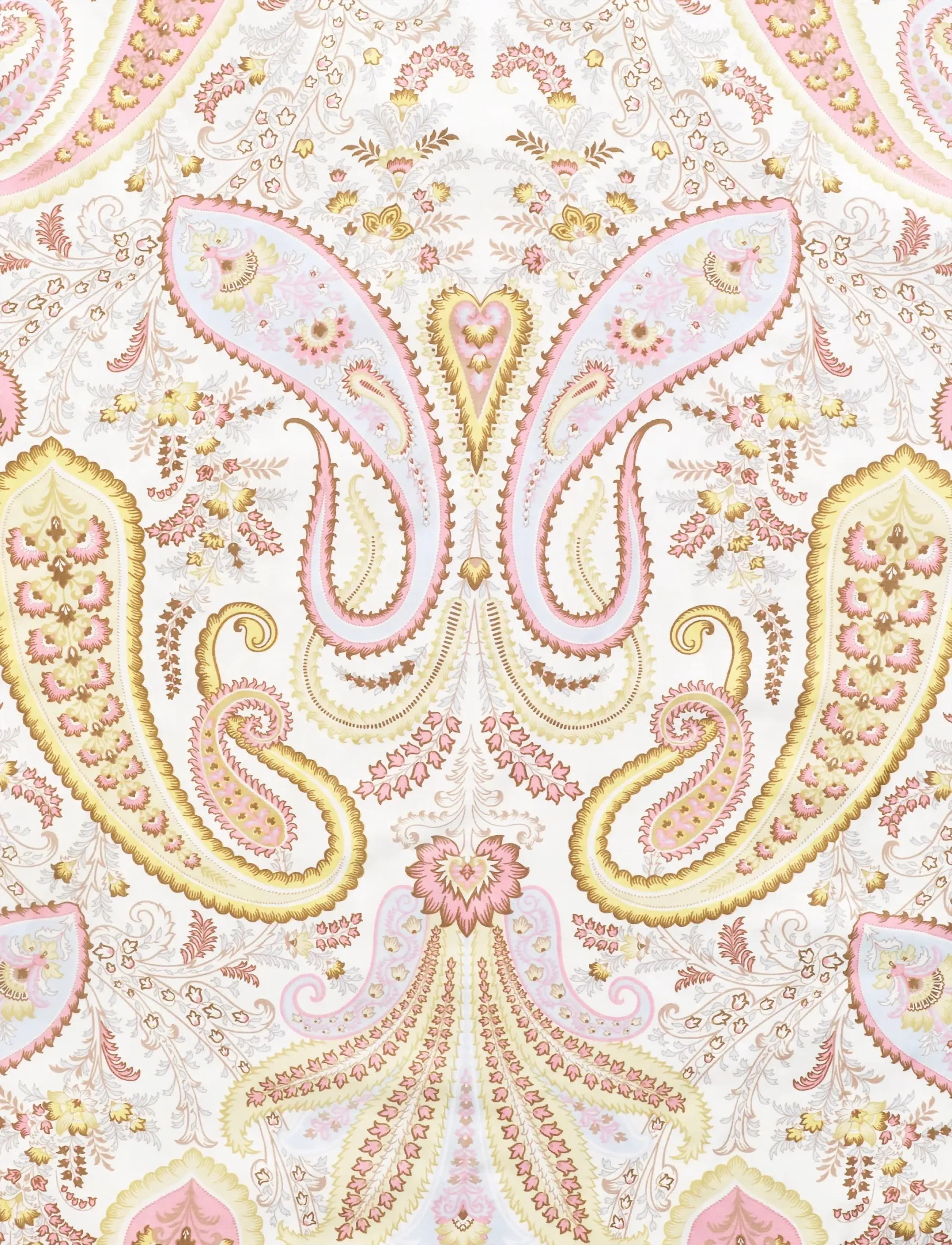 Gant - KEY WEST PAISLEY SINGLE DUVET - duvet covers - vanilla yellow - 1