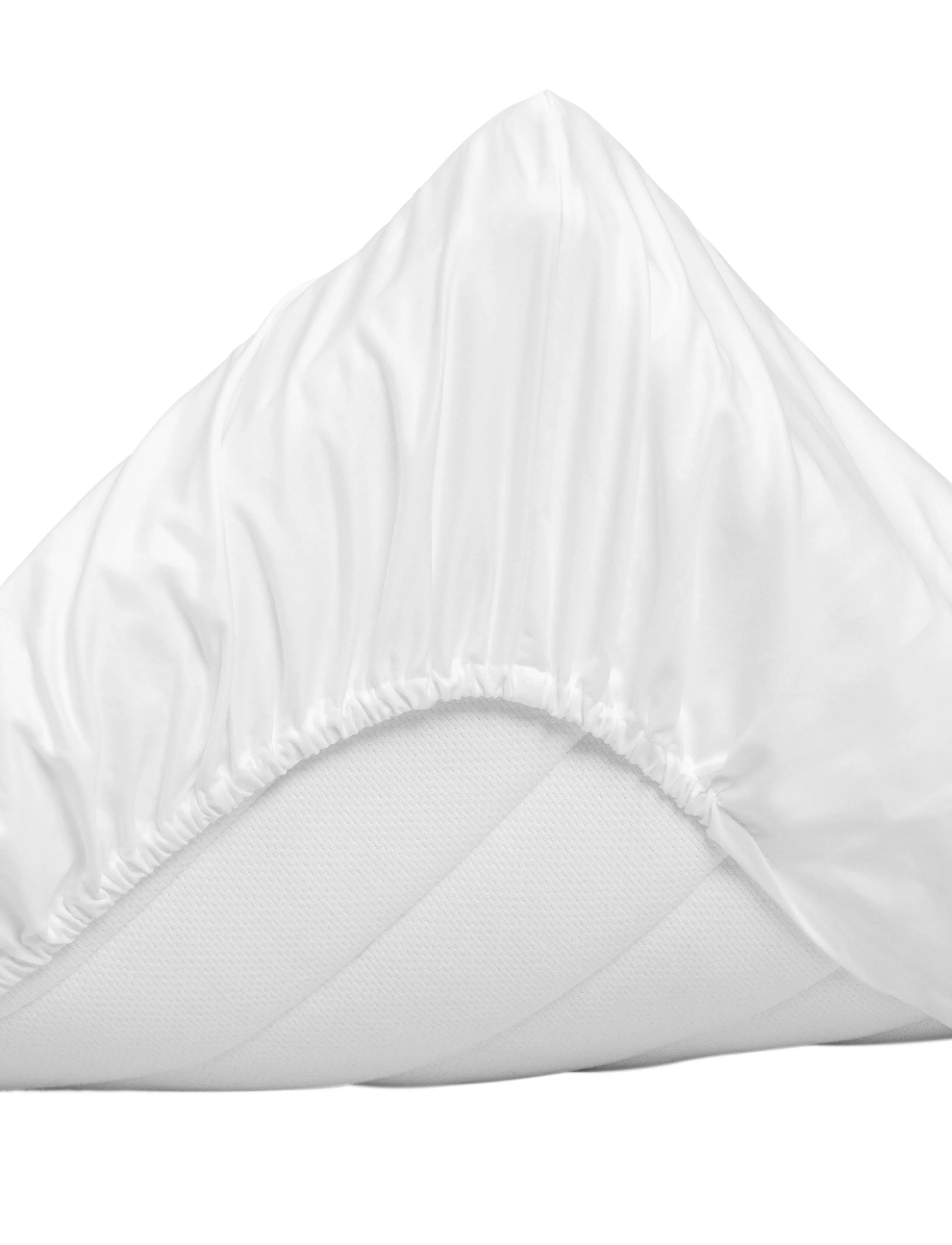 Gant - SATEEN DOUBLE FITTED SHEET - spannbettlaken - white - 2