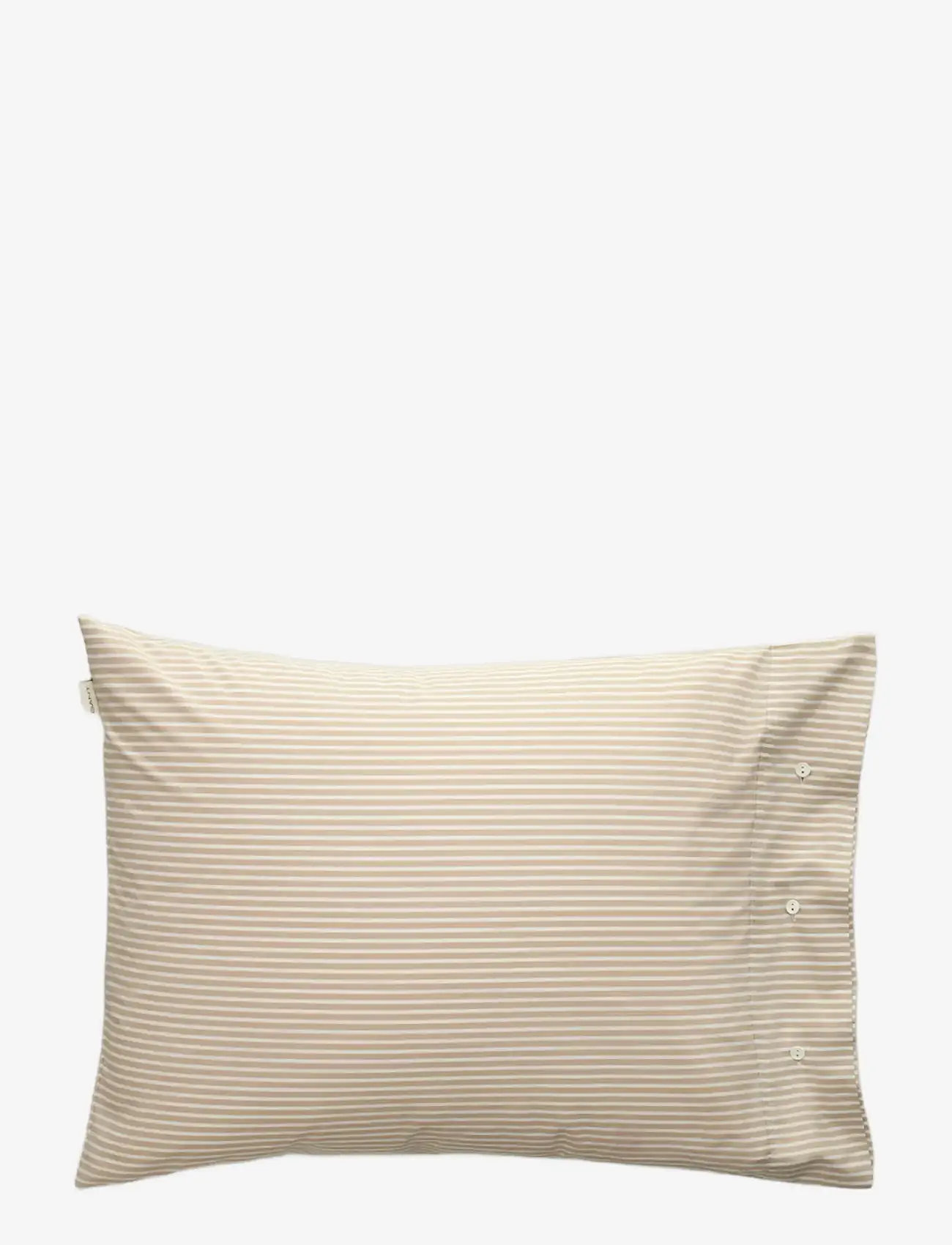 GANT - SHIRT STRIPE PILLOWCASE - pillow cases - dry sand - 0