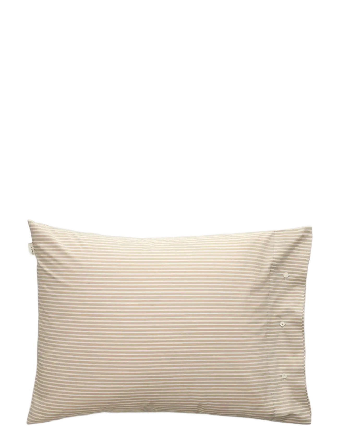 SHIRT STRIPE PILLOWCASE - DRY SAND