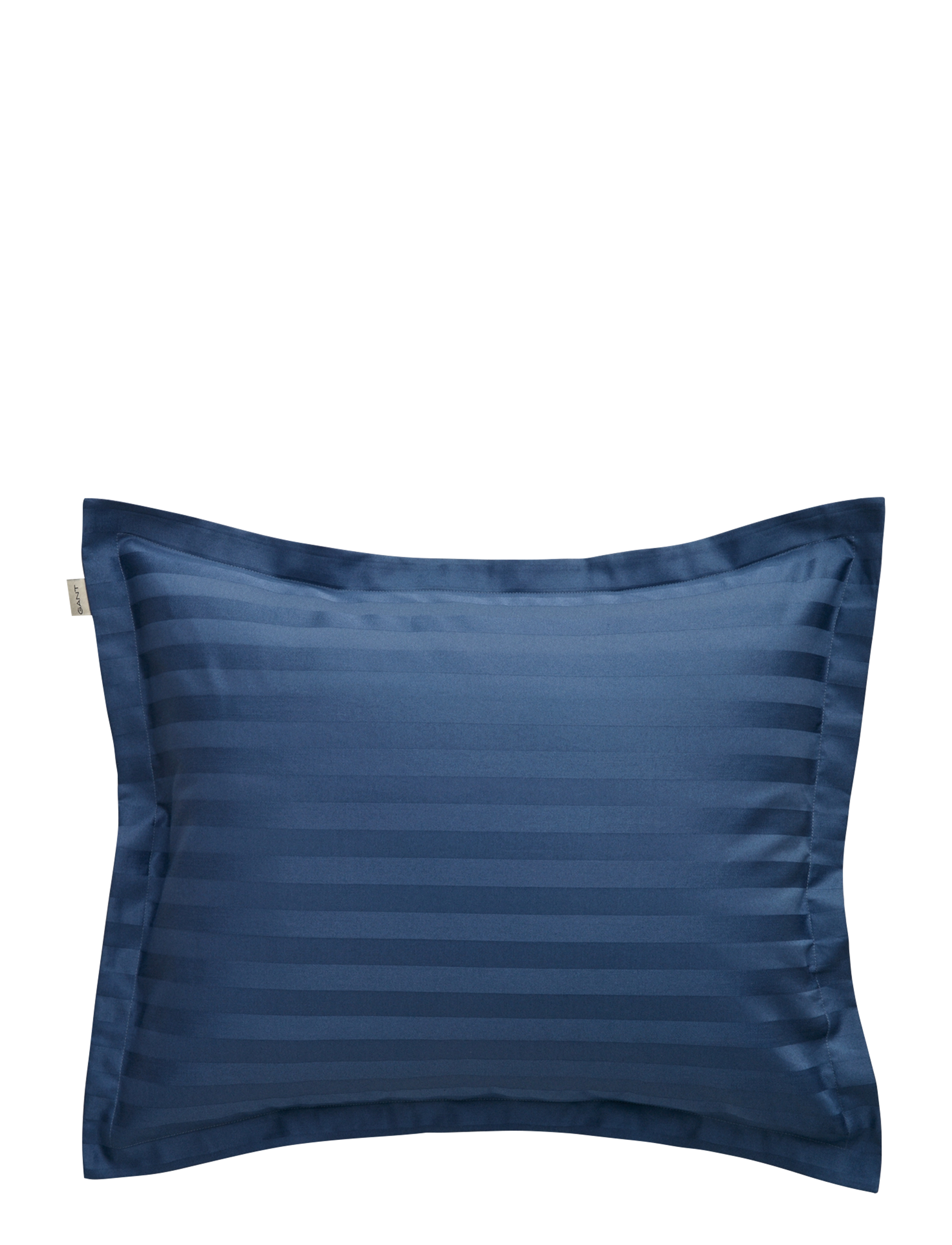 SATEEN STRIPES PILLOWCASE - DUSTY NAVY