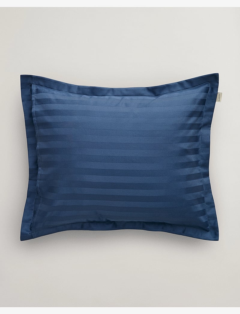 GANT - SATEEN STRIPES PILLOWCASE - köp efter pris - dusty navy - 1