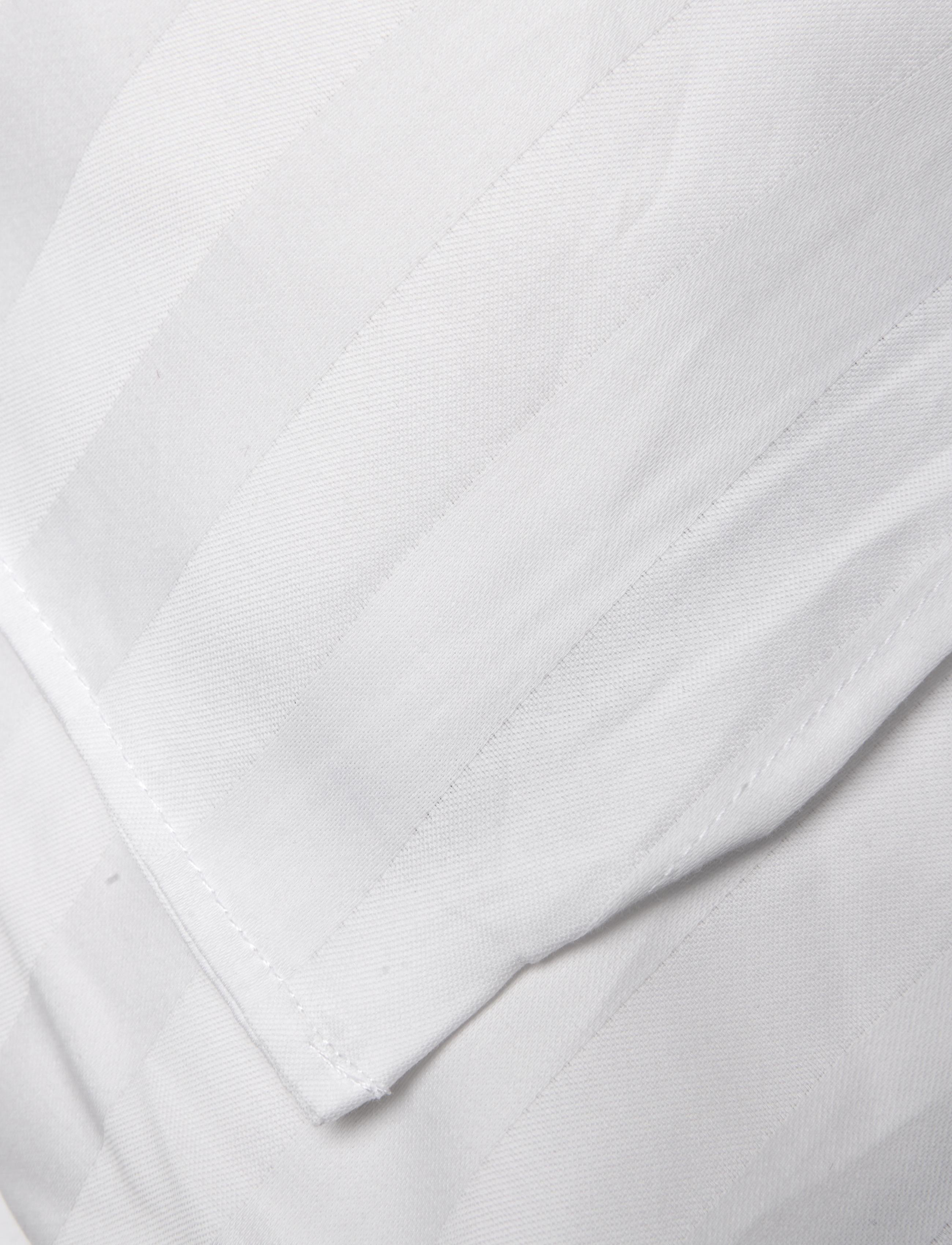 Gant - SATEEN STRIPES SINGLE DUVET - påslakanset - white - 1