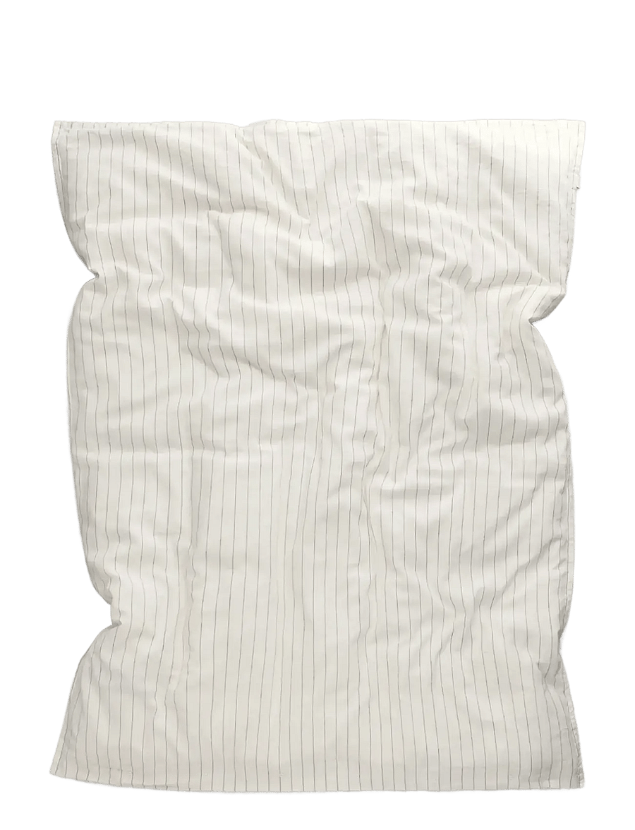 Gant - PINSTRIPE SINGLE DUVET - tekikotid - eggshell - 0