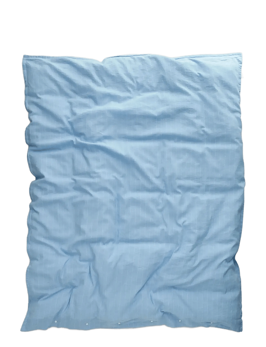 Gant - PINSTRIPE SINGLE DUVET - tekikotid - shade blue - 0
