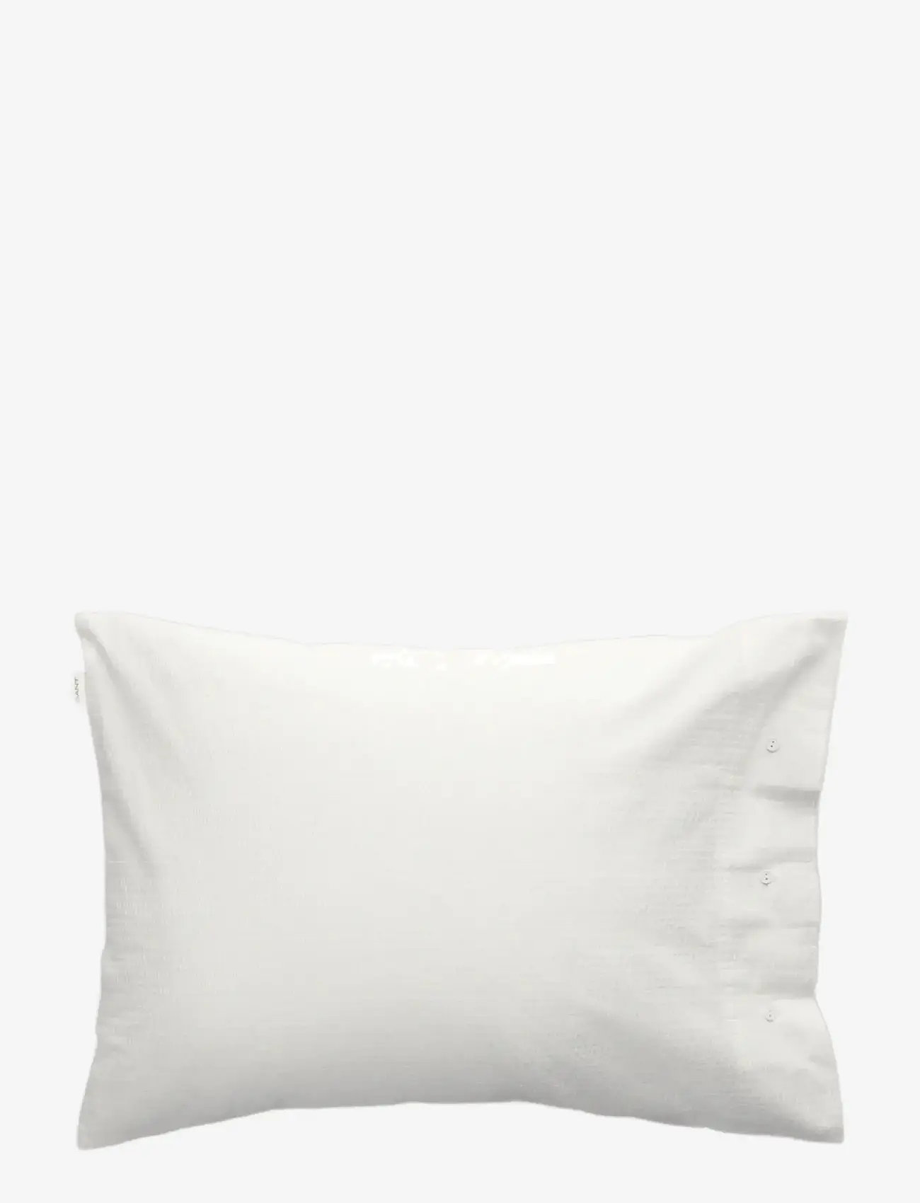 GANT - SEERSUCKER PILLOWCASE - pillow cases - white - 0