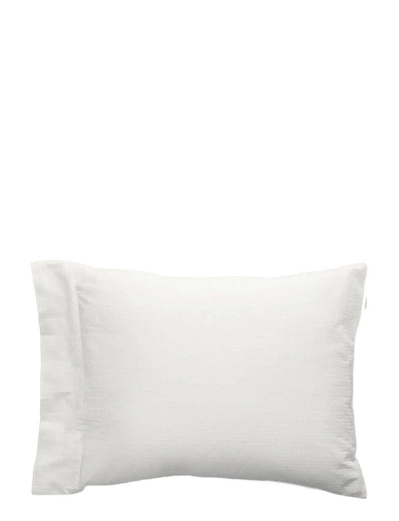 GANT - SEERSUCKER PILLOWCASE - pillow cases - white - 1