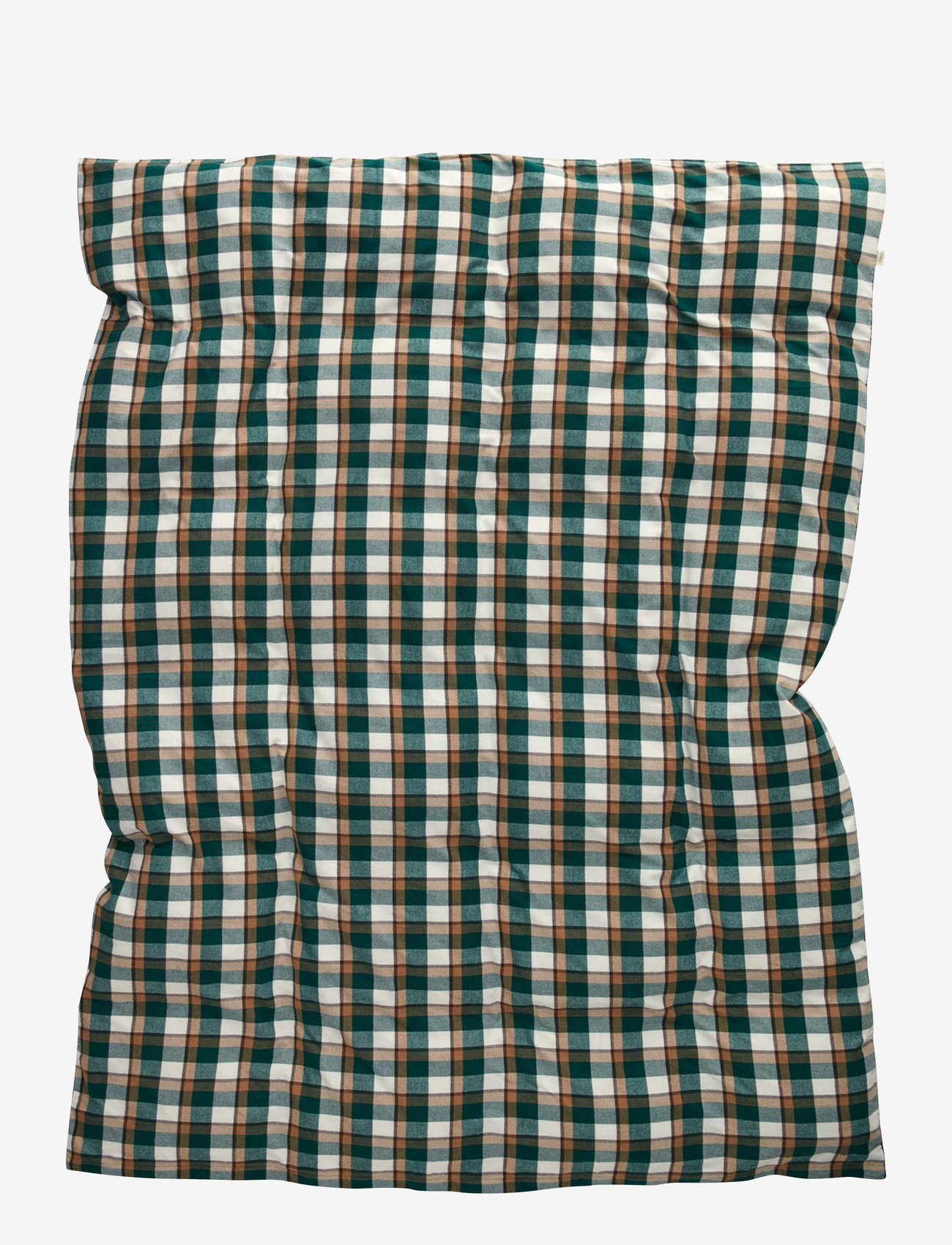 GANT - FLANNEL SINGLE DUVET - pussilakanat - deep forest - 0