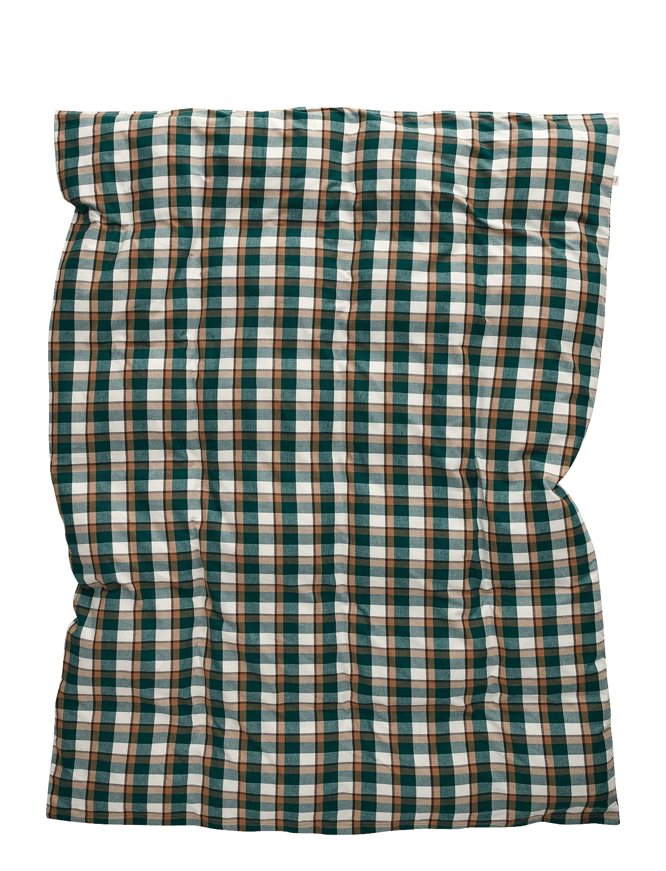 FLANNEL SINGLE DUVET - DEEP FOREST