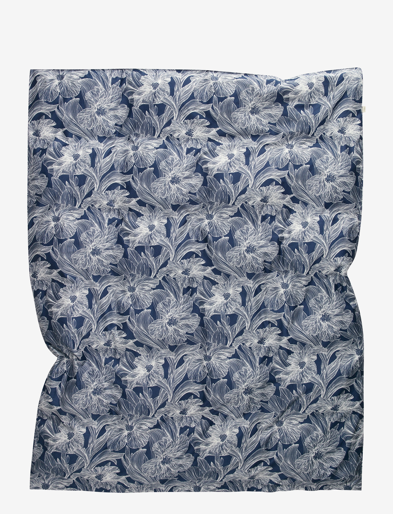 GANT - FLORAL WAVES DOUBLE DUVET - påslakan - dusty navy - 0