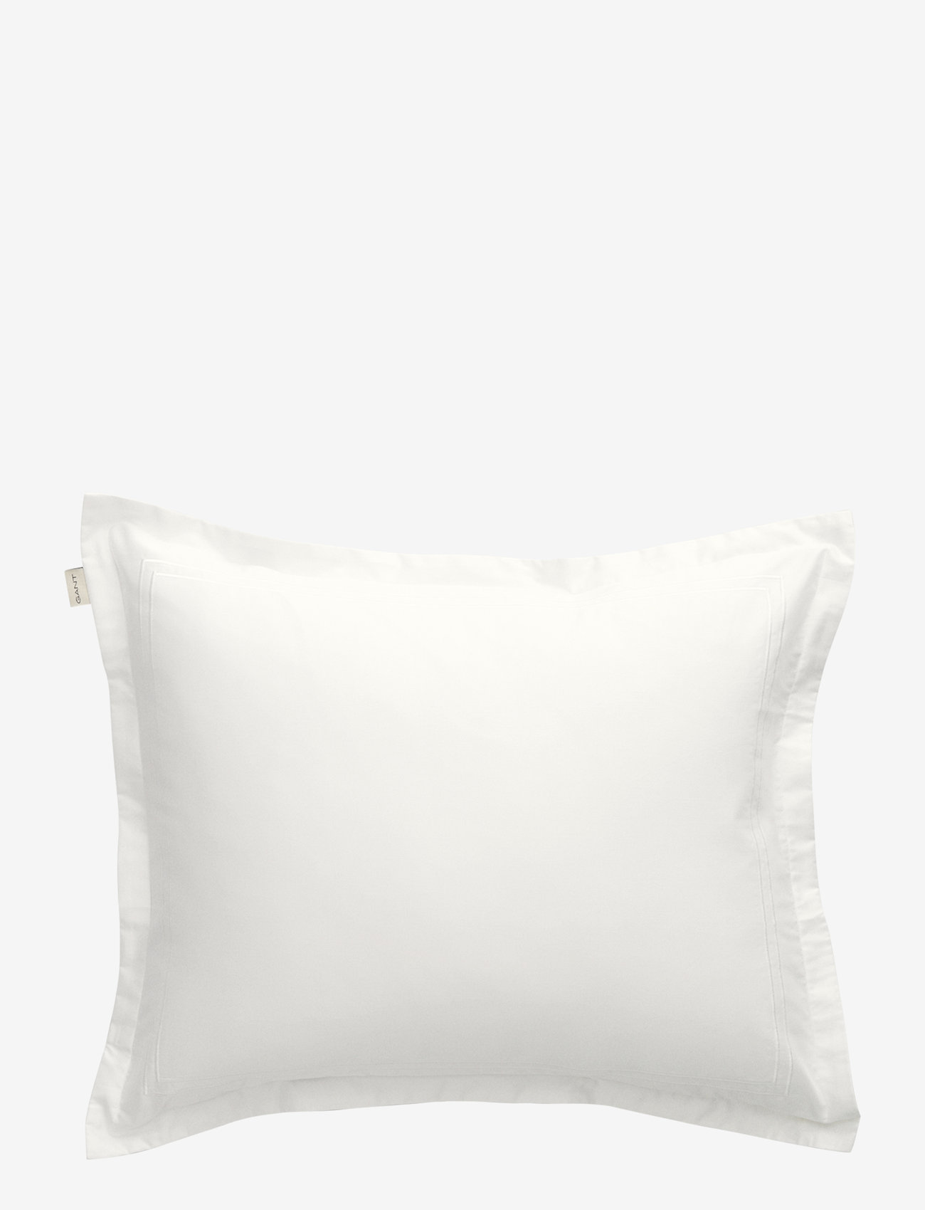 GANT - SATEEN STITCH PILLOWCASE - pillow cases - white - 0
