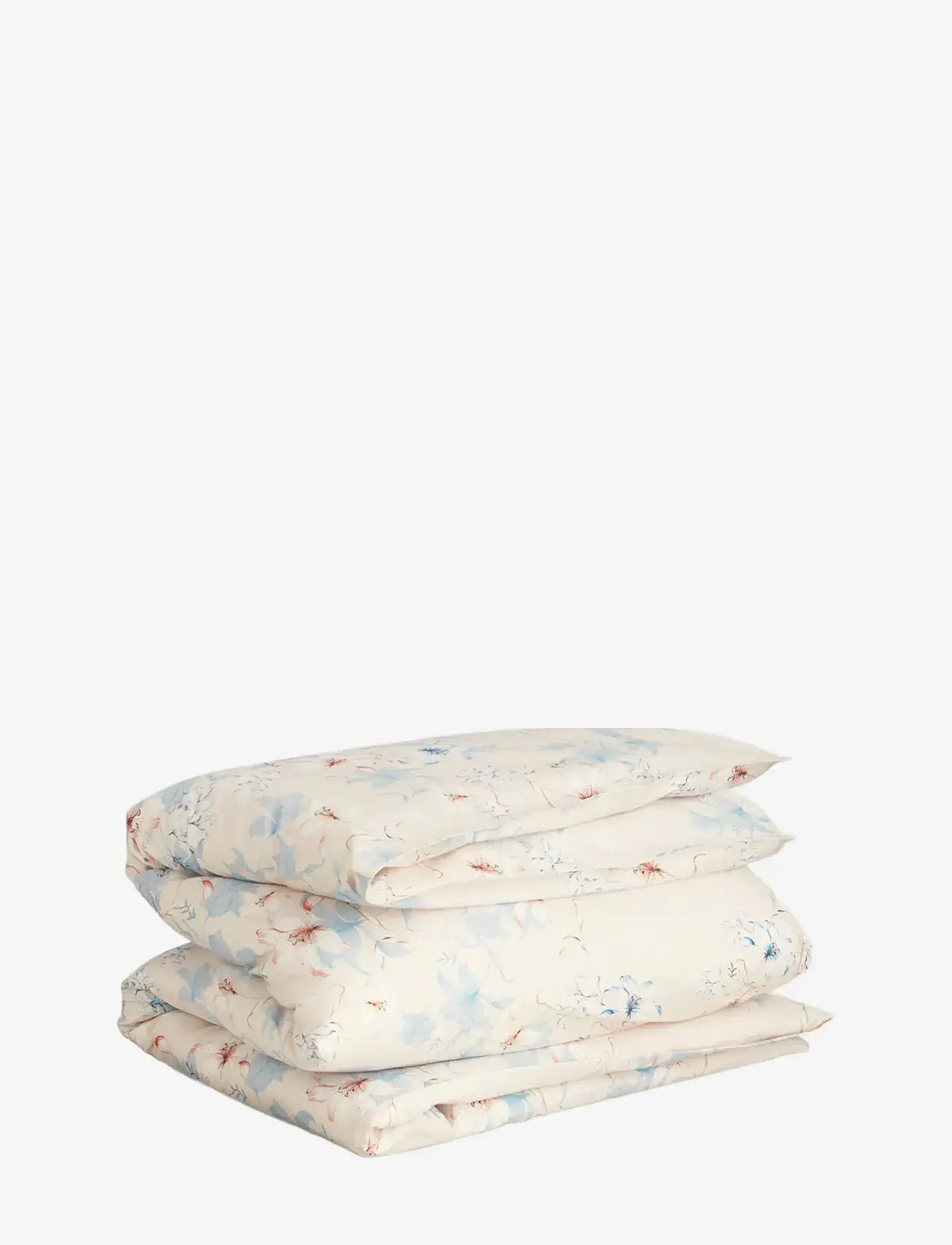 GANT - FLORAL PRINT DOUBLE DUVET - påslakan - white sand - 0