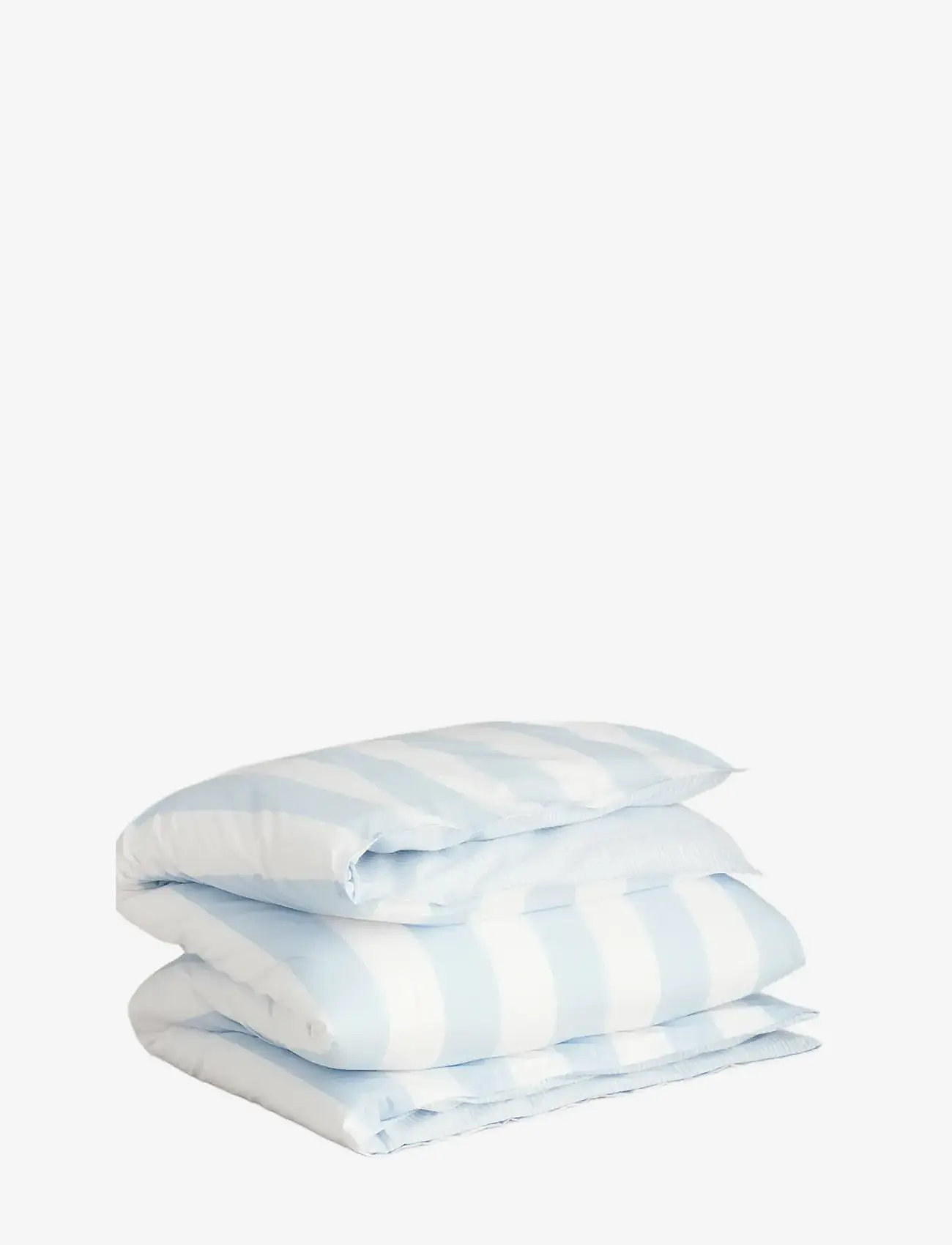 GANT - PERCALE STRIPE SINGLE DUVET - köp efter pris - rich blue - 0