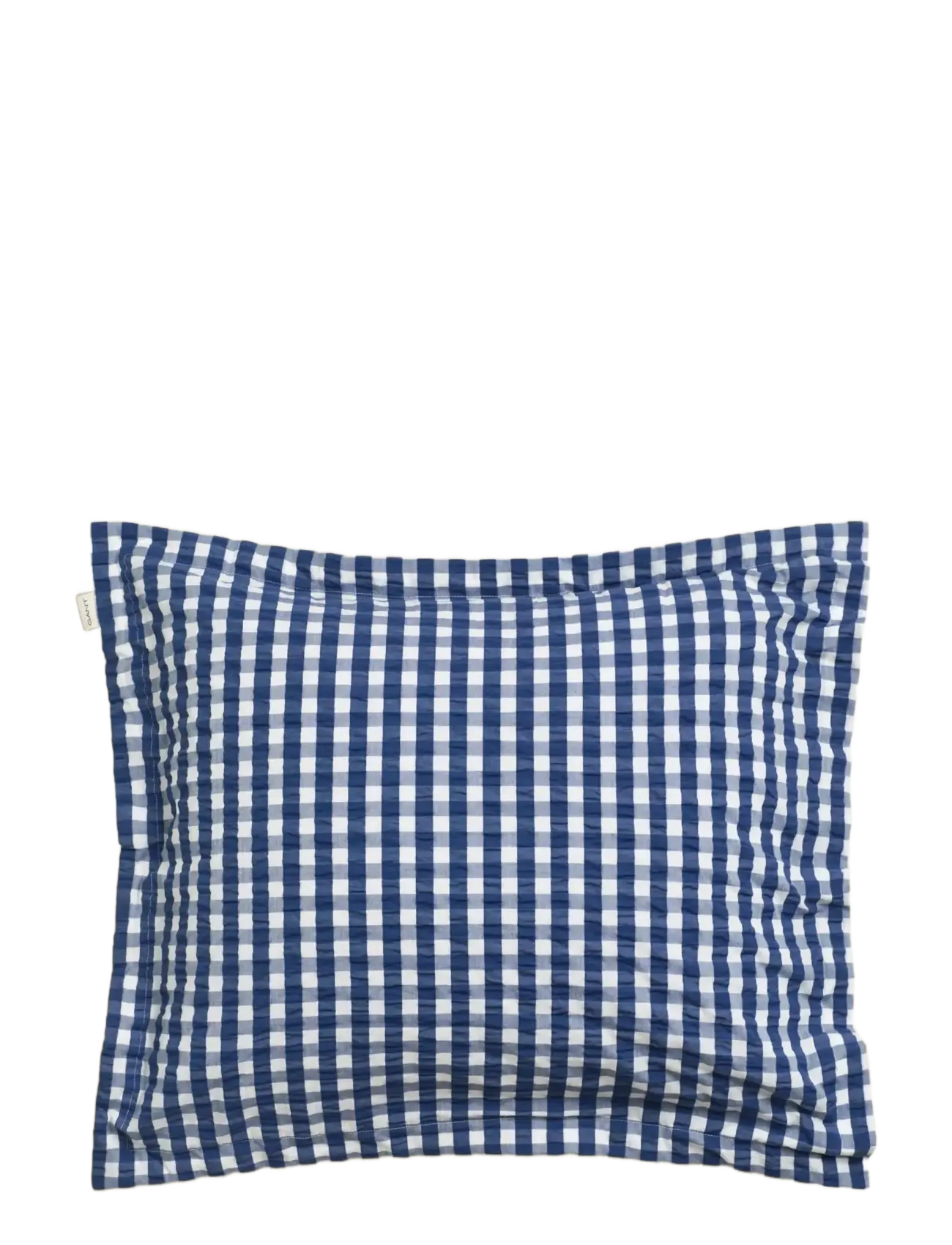 GANT CHECK SEERSUCKER PILLOWCASE - GANT Home - VINTAGE BLUE / navy