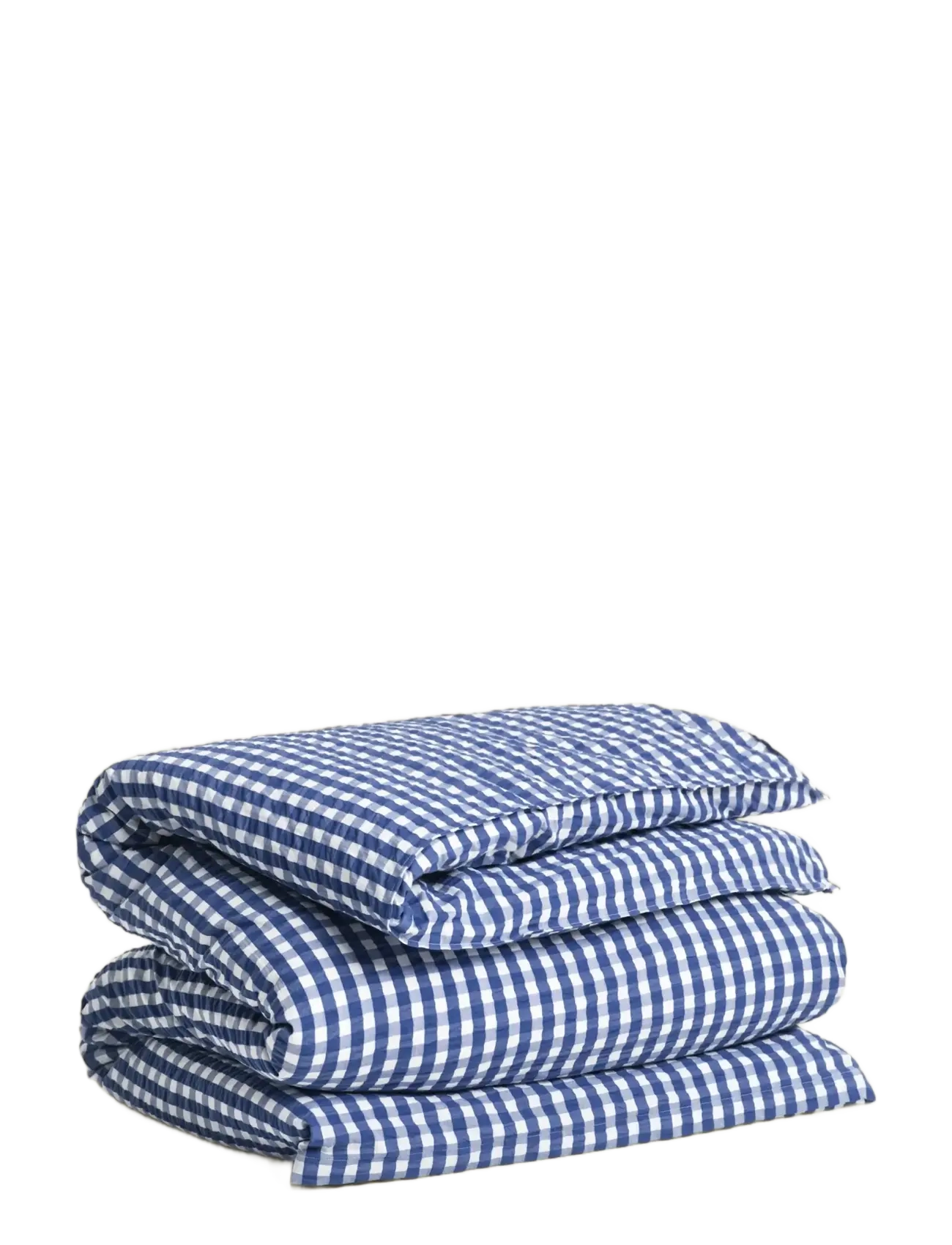 Gant CHECK SEERSUCKER SINGLE DUVET - Sovrumstextilier - VINTAGE BLUE / blue