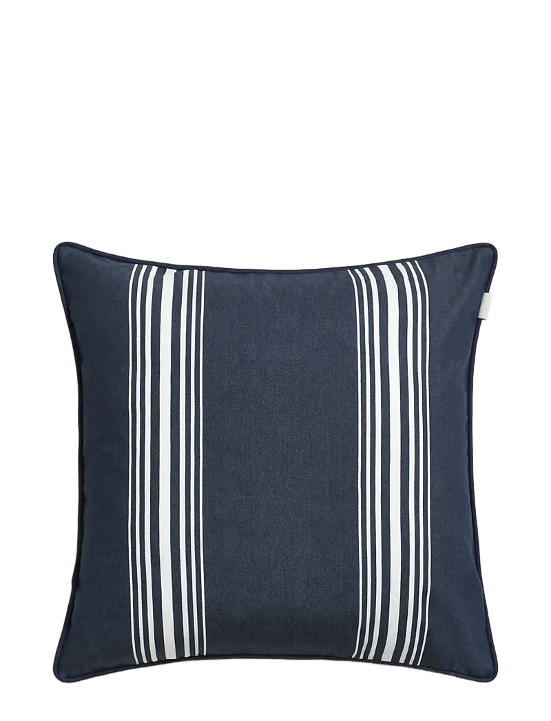 GANT - COTTON LINEN STRIPE PILLOWCASE - pillow cases - faded denim - 0