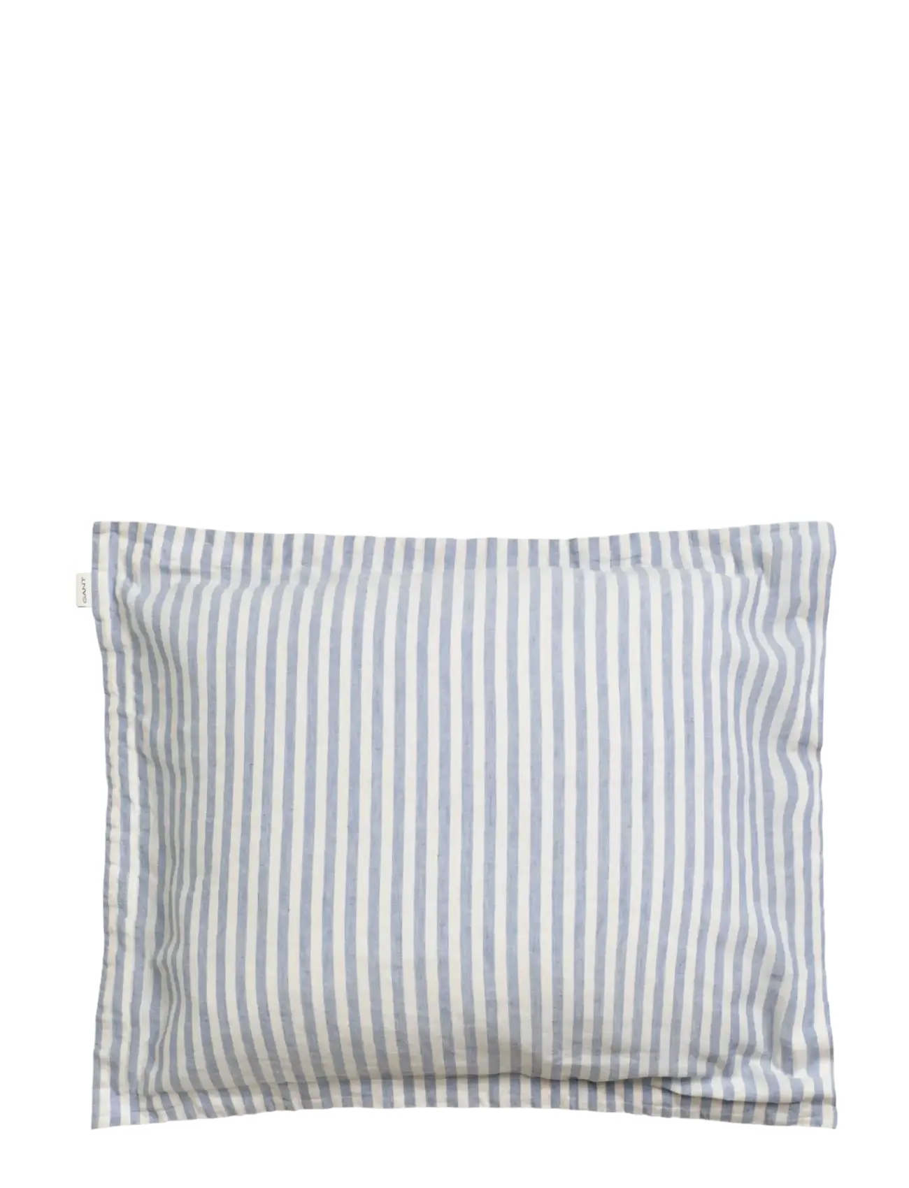 GANT COTTON LINEN STRIPE PILLOWCASE - Collections - FADED DENIM / blue