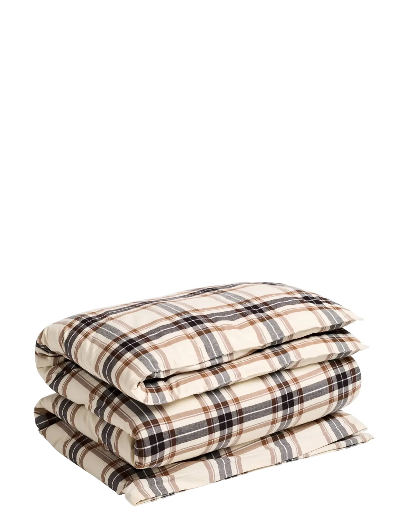 Gant FLANNEL CHECK SINGLE DUVET - Alles anzeigen - BUTTERNUT BEIGE / beige
