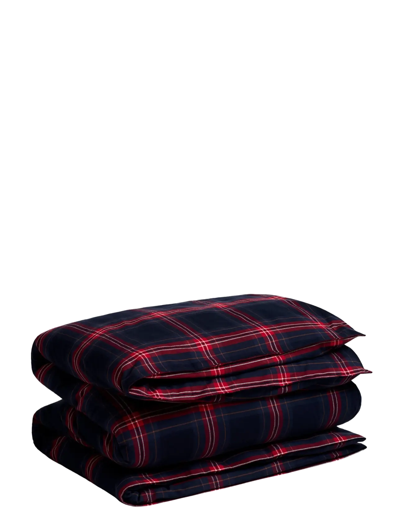 Gant FLANNEL CHECK SINGLE DUVET - Påslakan - MARINE / navy