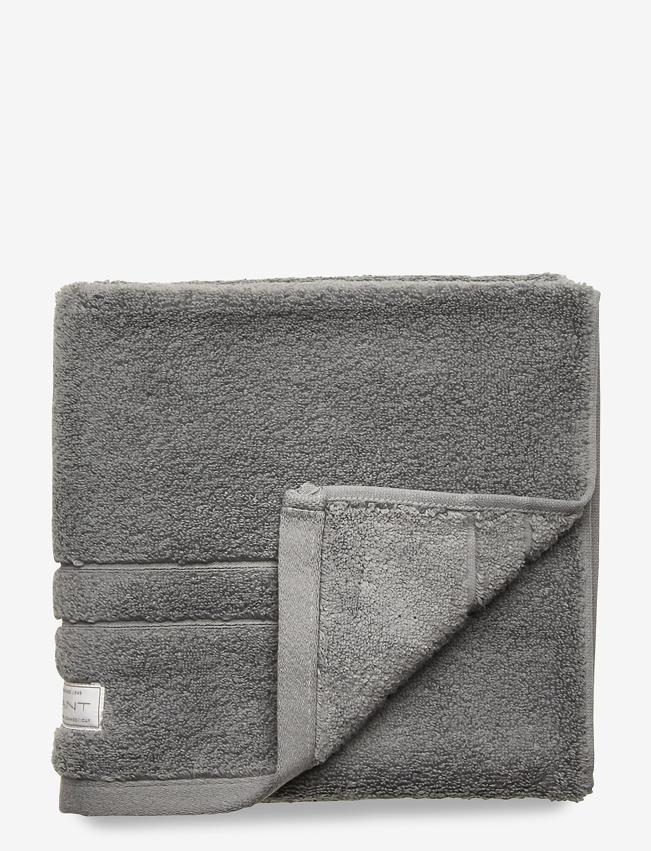 GANT - PREMIUM TOWEL 50X70 - alhaisimmat hinnat - elephant grey - 0