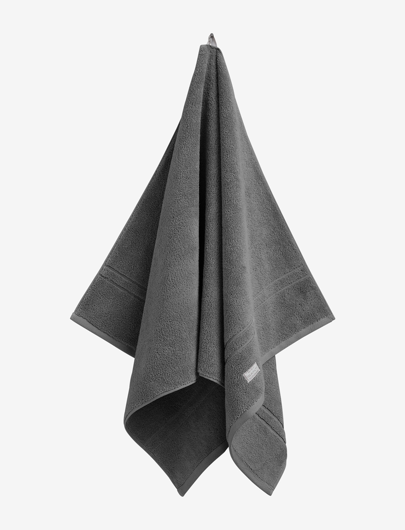 GANT - PREMIUM TOWEL 70X140 - handdukar & badlakan - anchor grey - 0