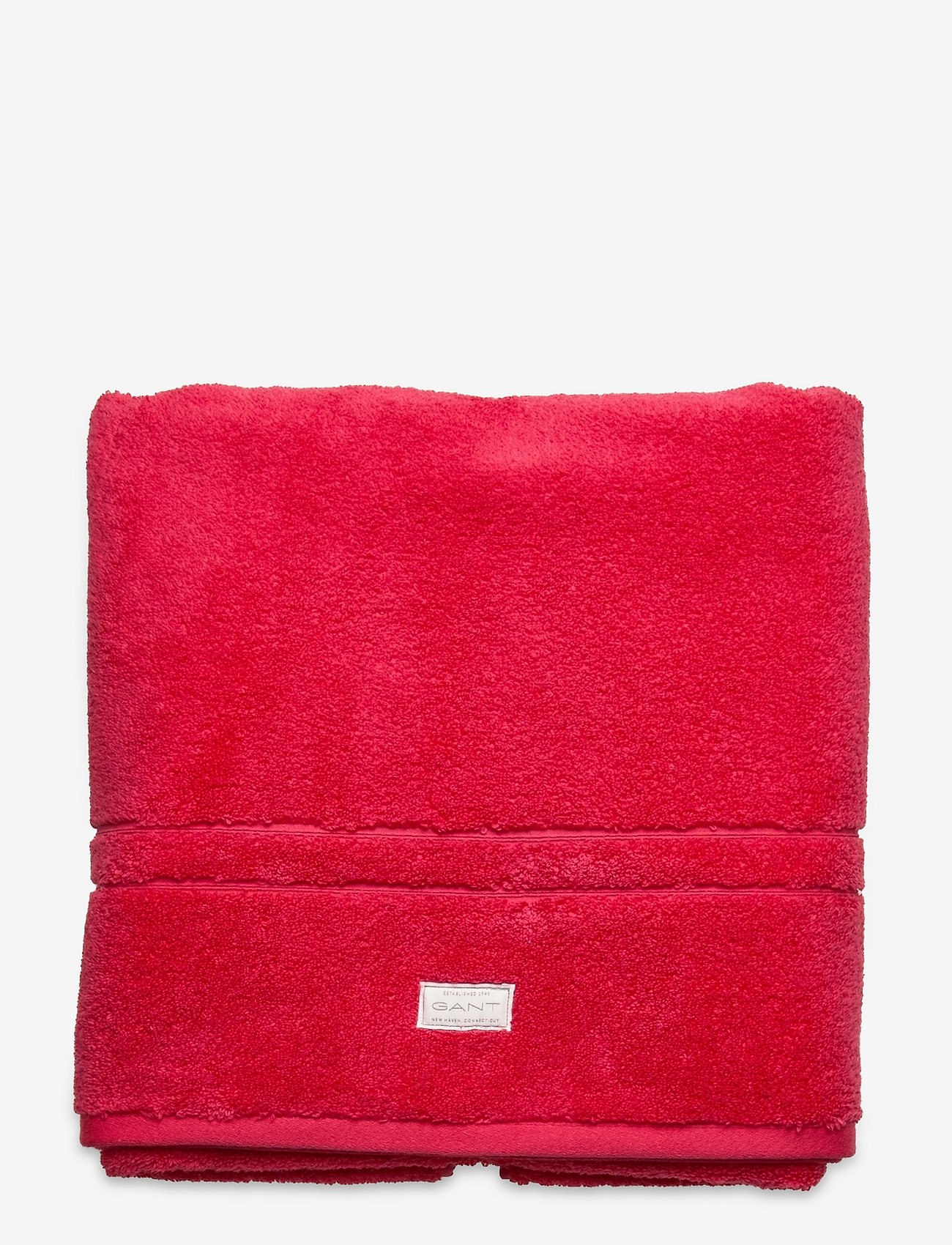 GANT - PREMIUM TOWEL 70X140 - håndklær & badelaken - watermelon pink - 0