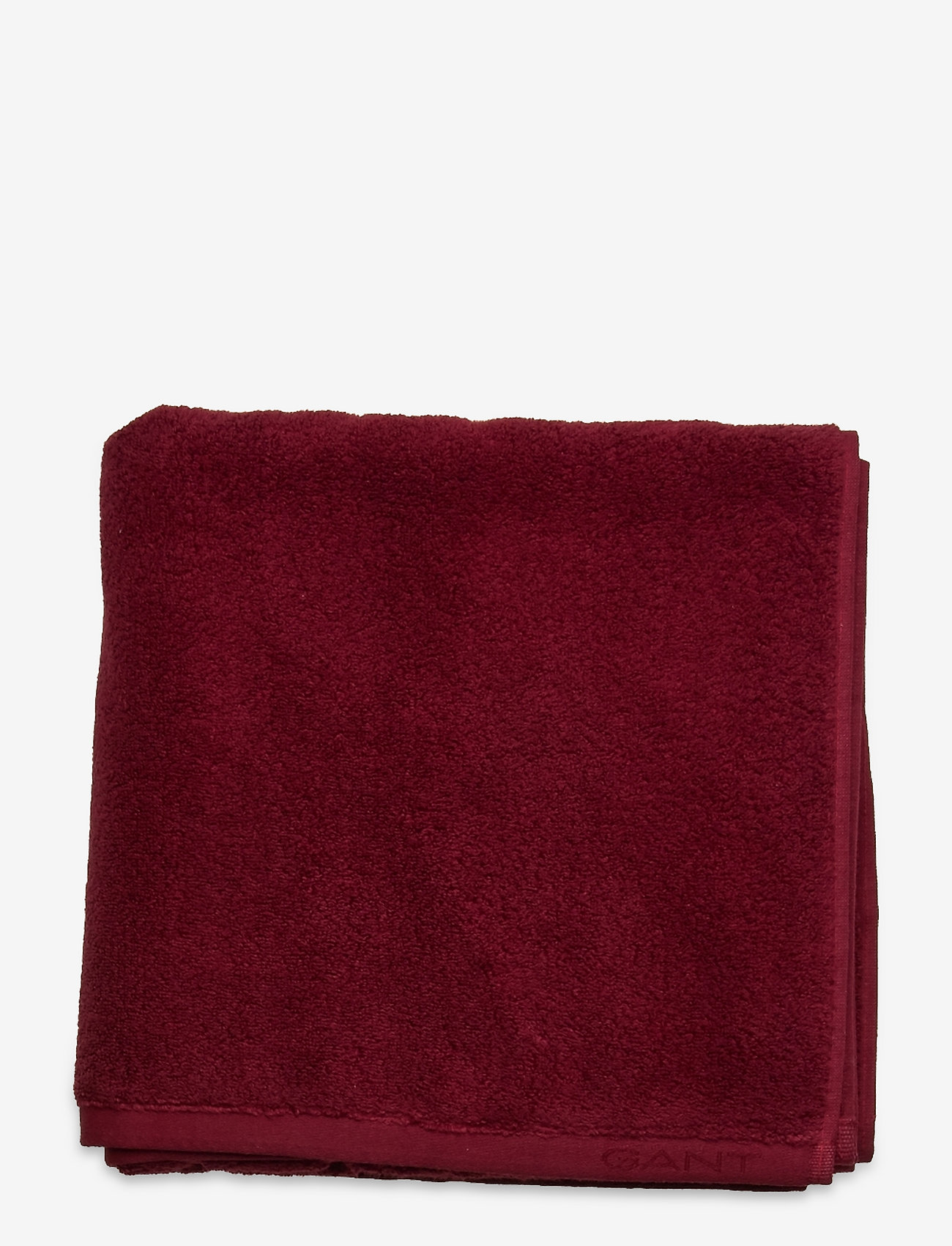 GANT - ICON G TOWEL 70X140 - handtücher & badetücher - cabernet red - 0