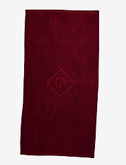 GANT - ICON G TOWEL 70X140 - handdukar & badlakan - cabernet red - 1