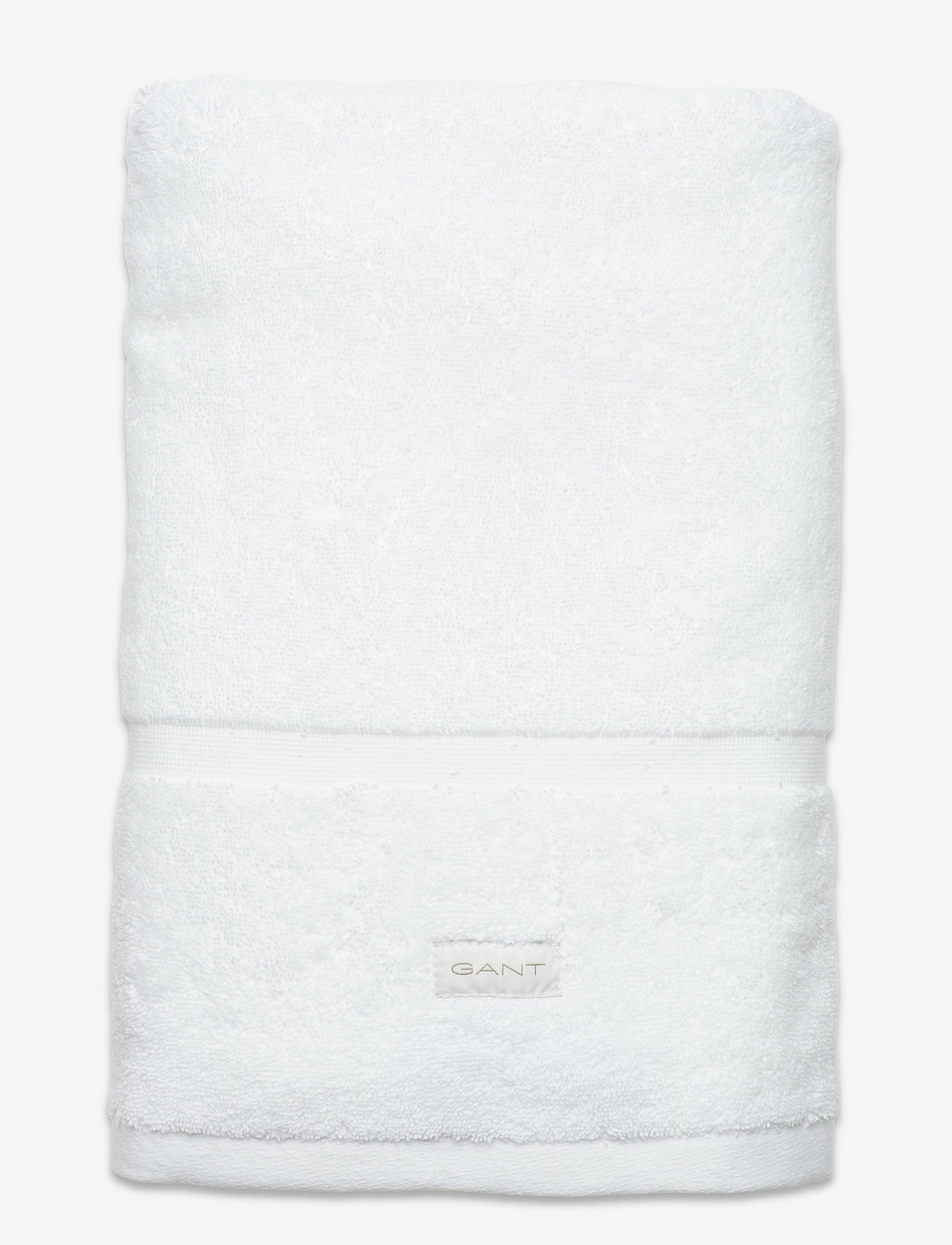 GANT - GANT TERRY TOWEL 70X140 - håndklær & badelaken - white - 0