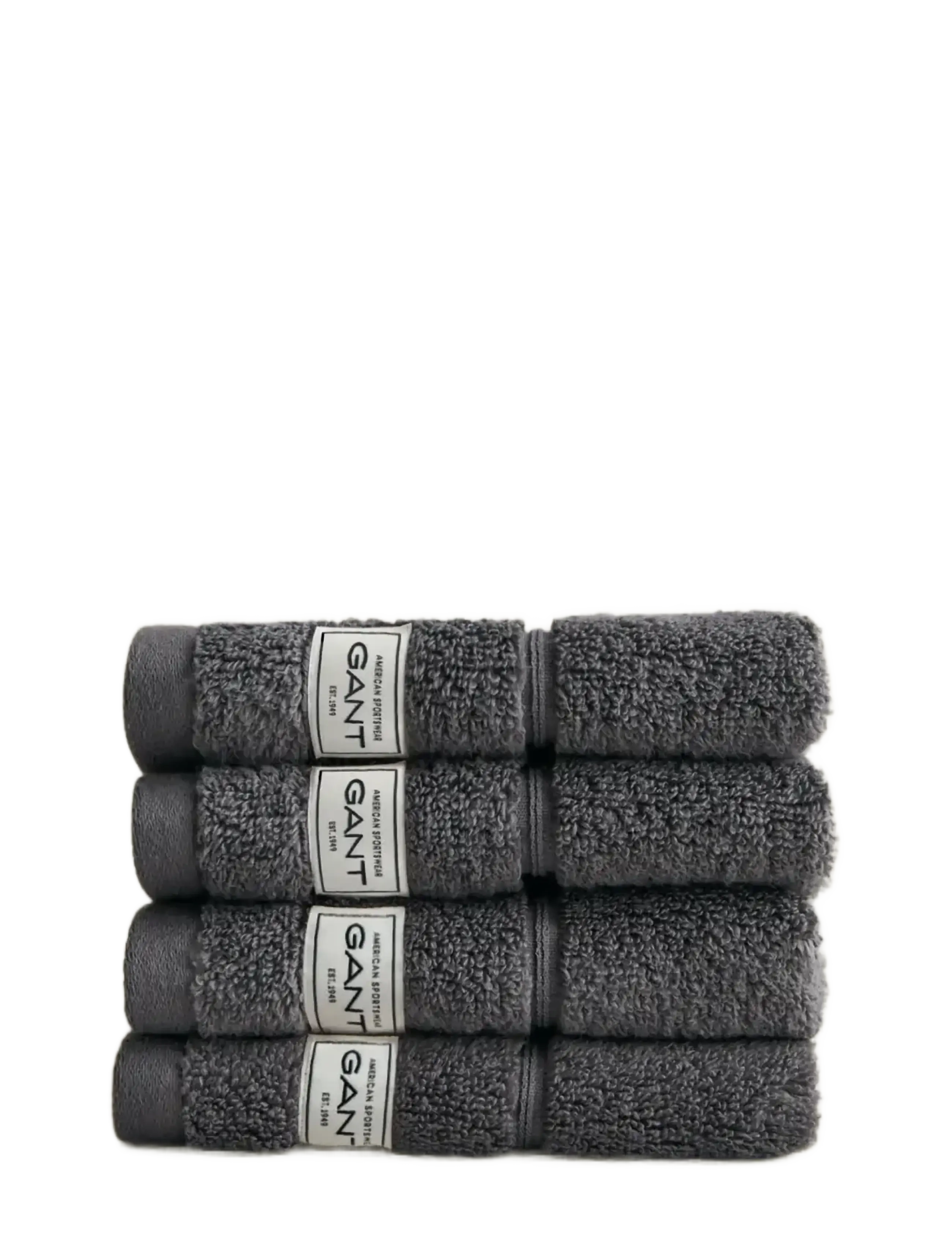 Gant PREMIUM TOWEL 30X30 4-PACK - Gant - ANCHOR GREY / grey
