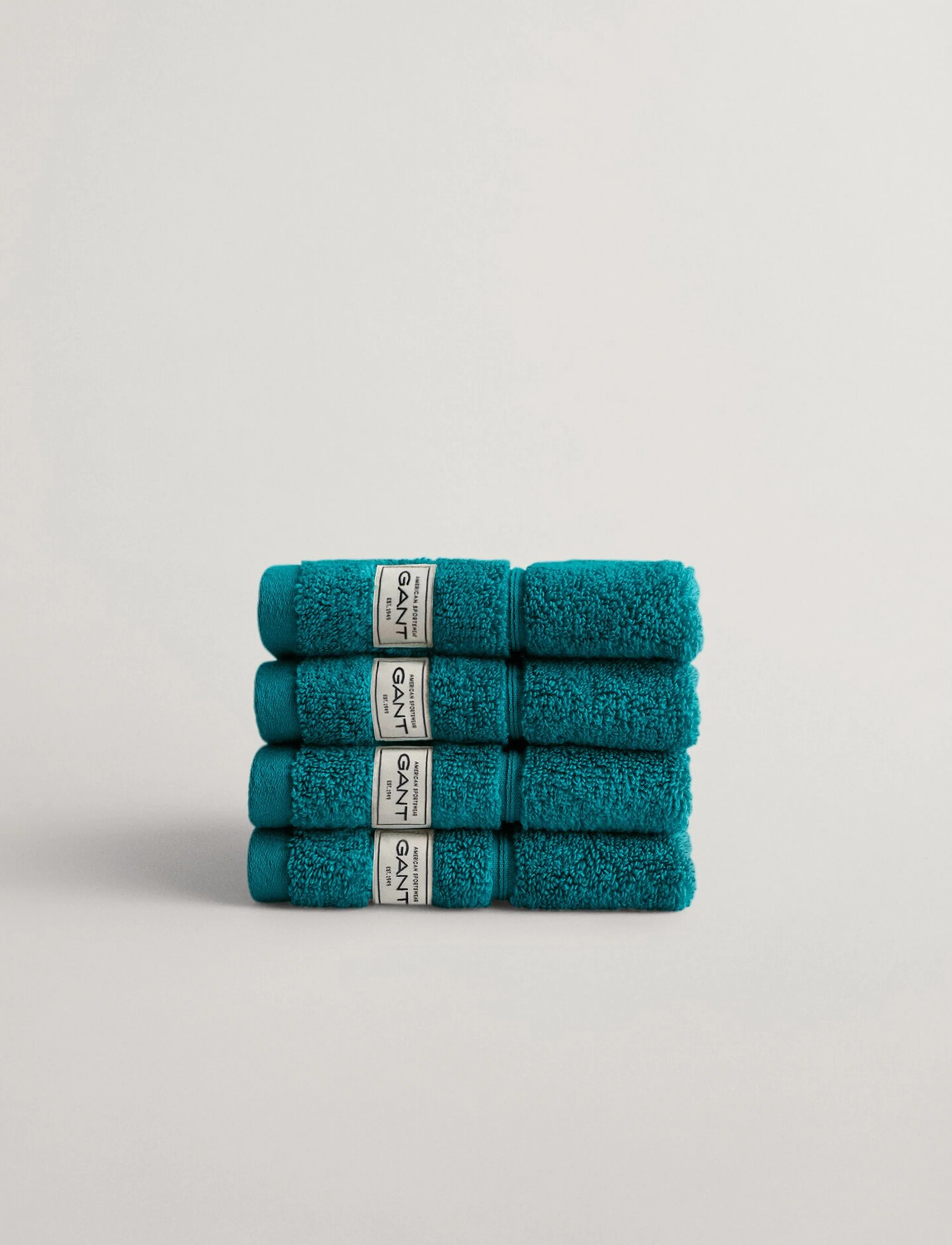 Gant Premium Towel 30X30 4-Pack, 30X30, Towels & Bath Towels, Grün - Face Homeware