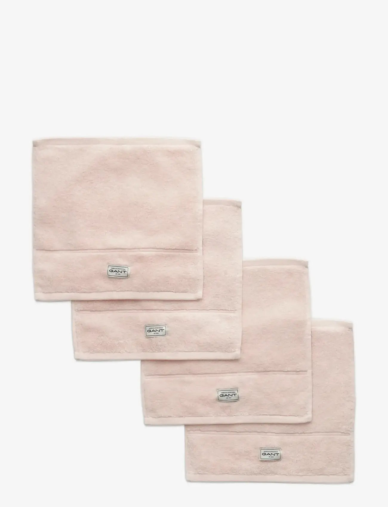 GANT - PREMIUM TOWEL 30X30 4-PACK - ansiktshanddukar - pink embrace - 1