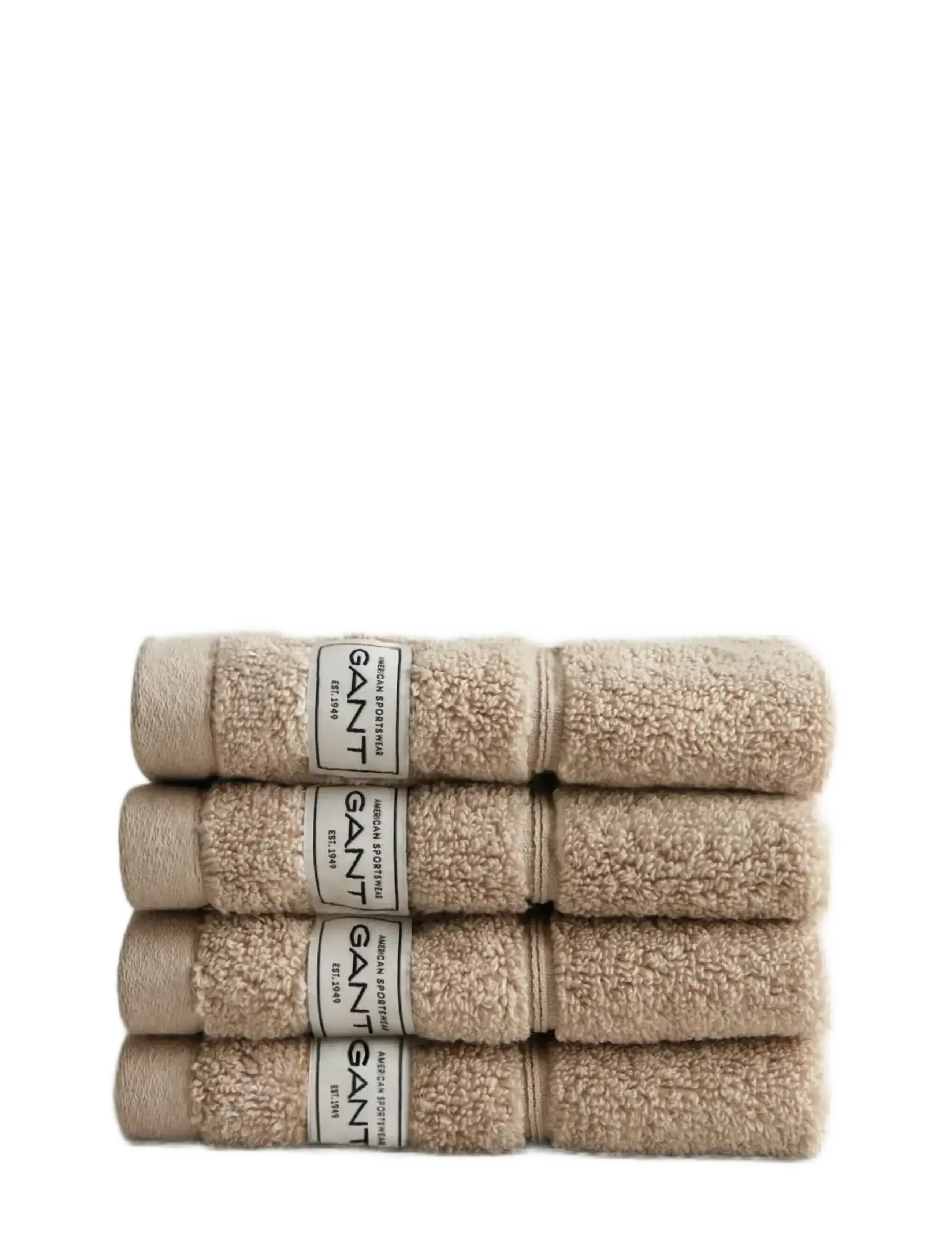 Gant PREMIUM TOWEL 30X30 4-PACK - Gant - SILVER SAND / beige