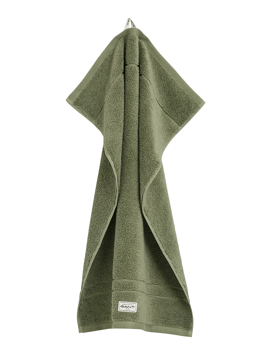 Gant - PREMIUM TOWEL 50X70 - saunalinad - agave green - 0