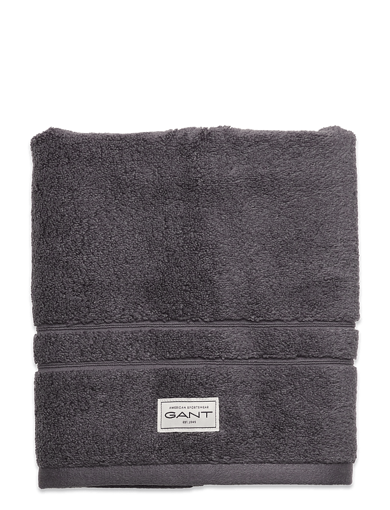 GANT - PREMIUM TOWEL 50X70 - gæstehåndklæder - anchor grey - 0