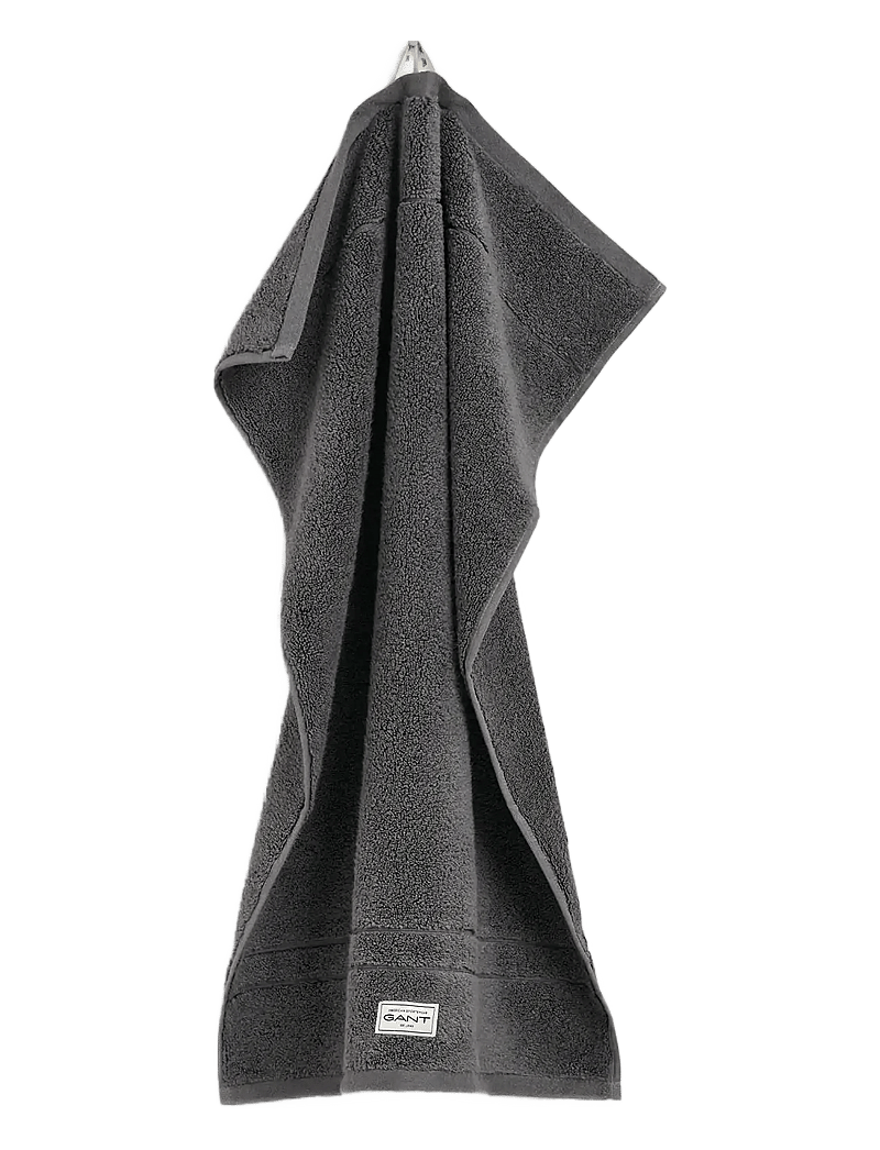 GANT - PREMIUM TOWEL 50X70 - gæstehåndklæder - anchor grey - 1