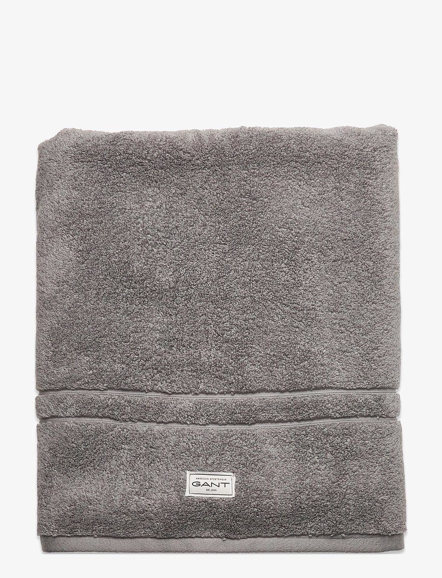 Gant - PREMIUM TOWEL 50X70 - saunalinad - concrete grey - 1